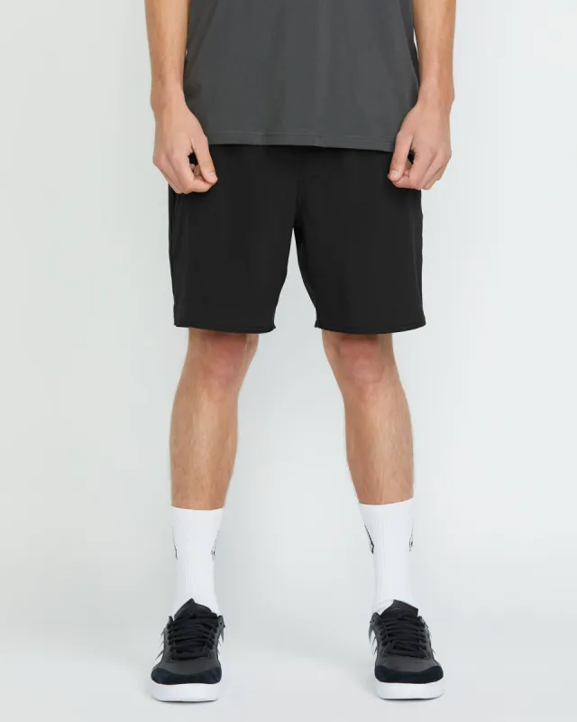 Nomoly Elastic Waist Shorts - Black sold by Volcom