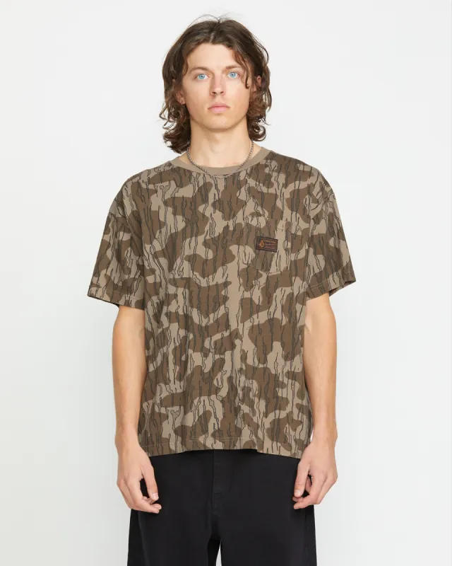 Volcognito Short Sleeve Tee - Brindle sold by Volcom