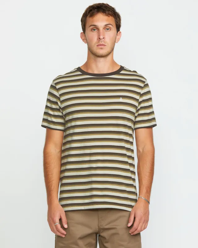 Level Stone Crew Short Sleeve - Wren sold by Volcom