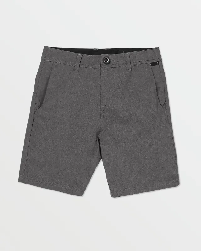 Big Boys Frickin Cross Shred Static Shorts - Charcoal Heather sold by Volcom