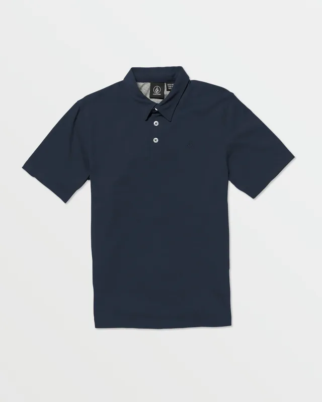 Big Boys Wowzer Polo Short Sleeve - Navy made by Volcom