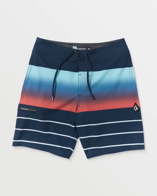 Big Boys Mod-Tech Quarta Ombre Trunks - Navy sold by Volcom