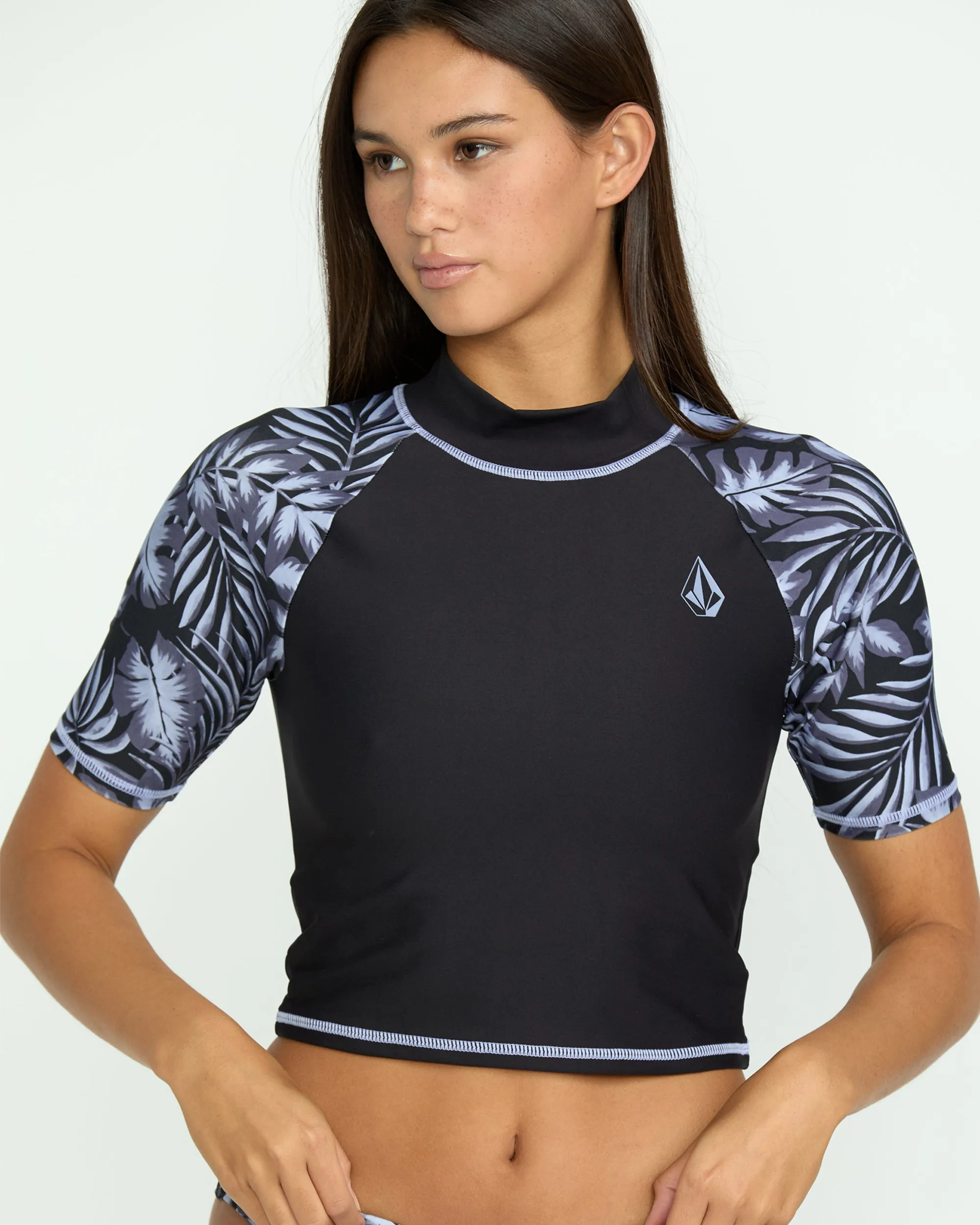 Women's Paradise Dreamer Mock Neck Rashguard sold by Volcom product image thumbnail 4