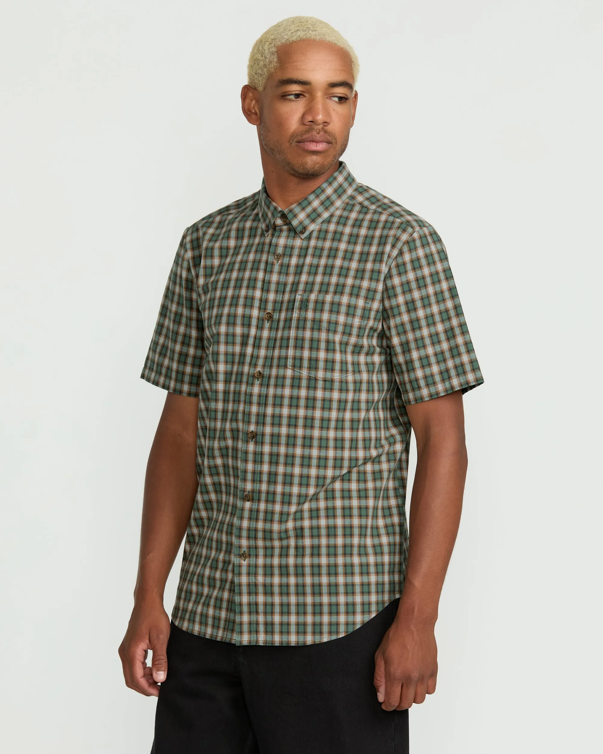 Men's Morphew Short Sleeve Shirt sold by Volcom product image thumbnail 3