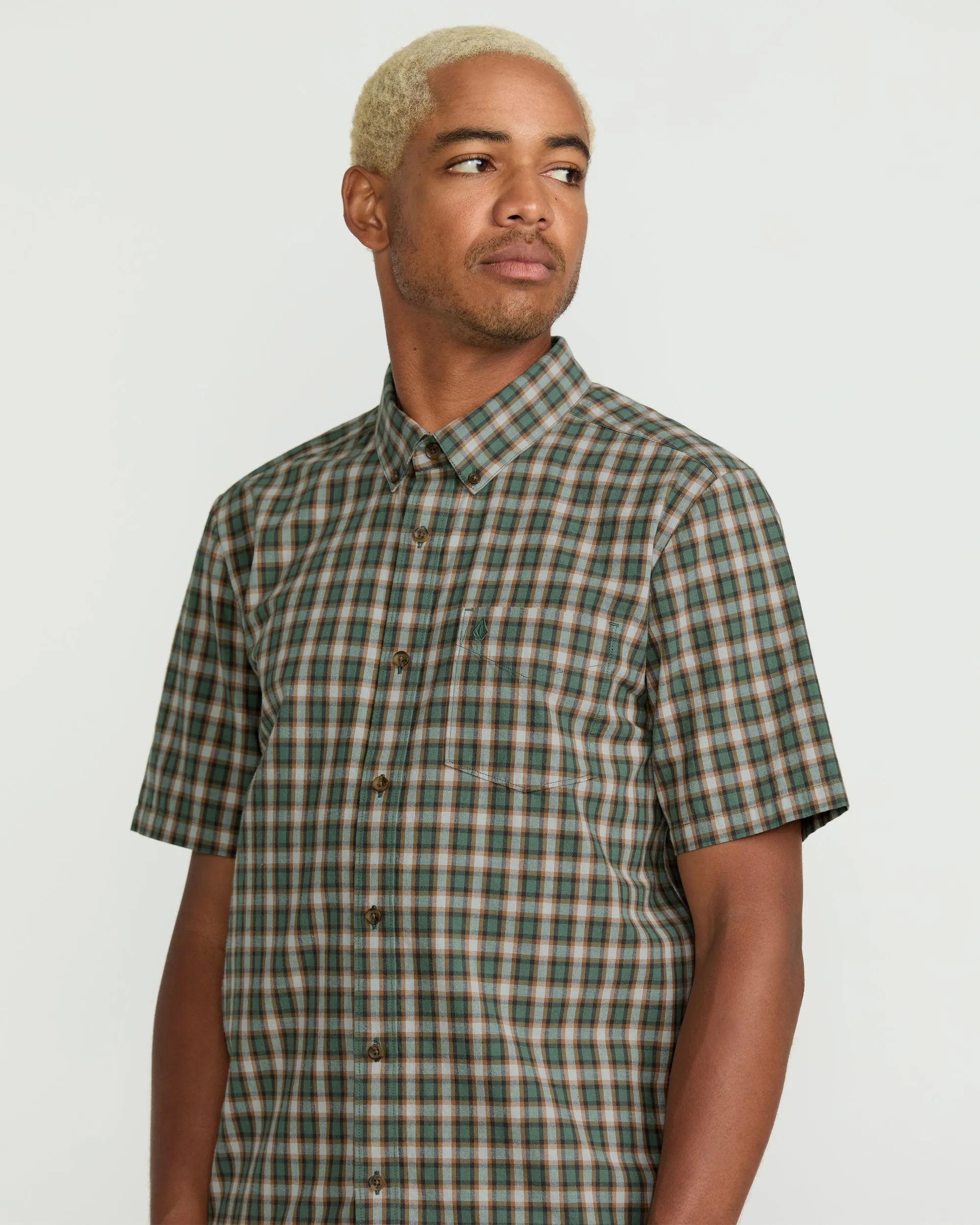 Men's Morphew Short Sleeve Shirt sold by Volcom product image thumbnail 4