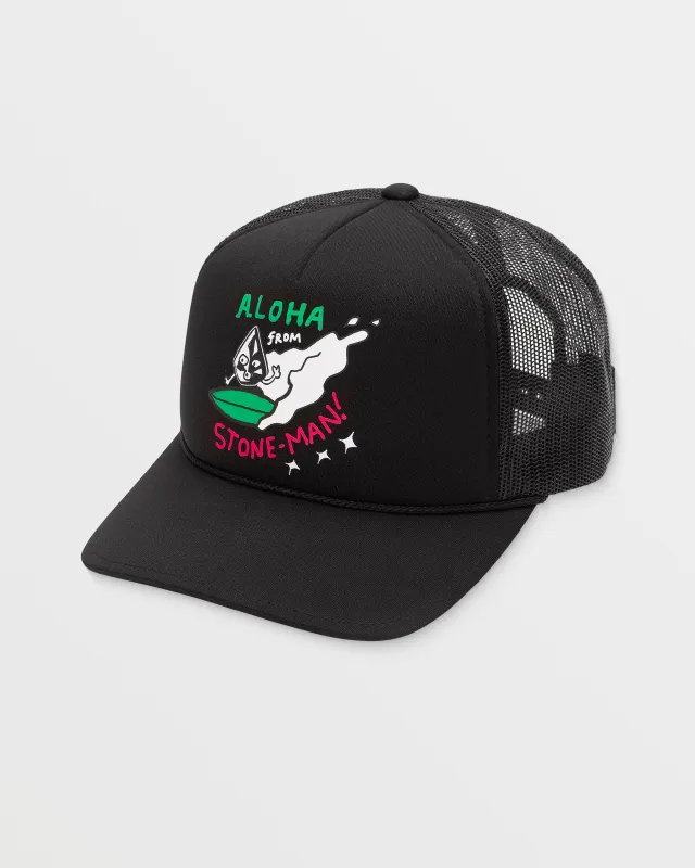 Men's Featured Artist Drew Toonz Trucker Hat made by Volcom