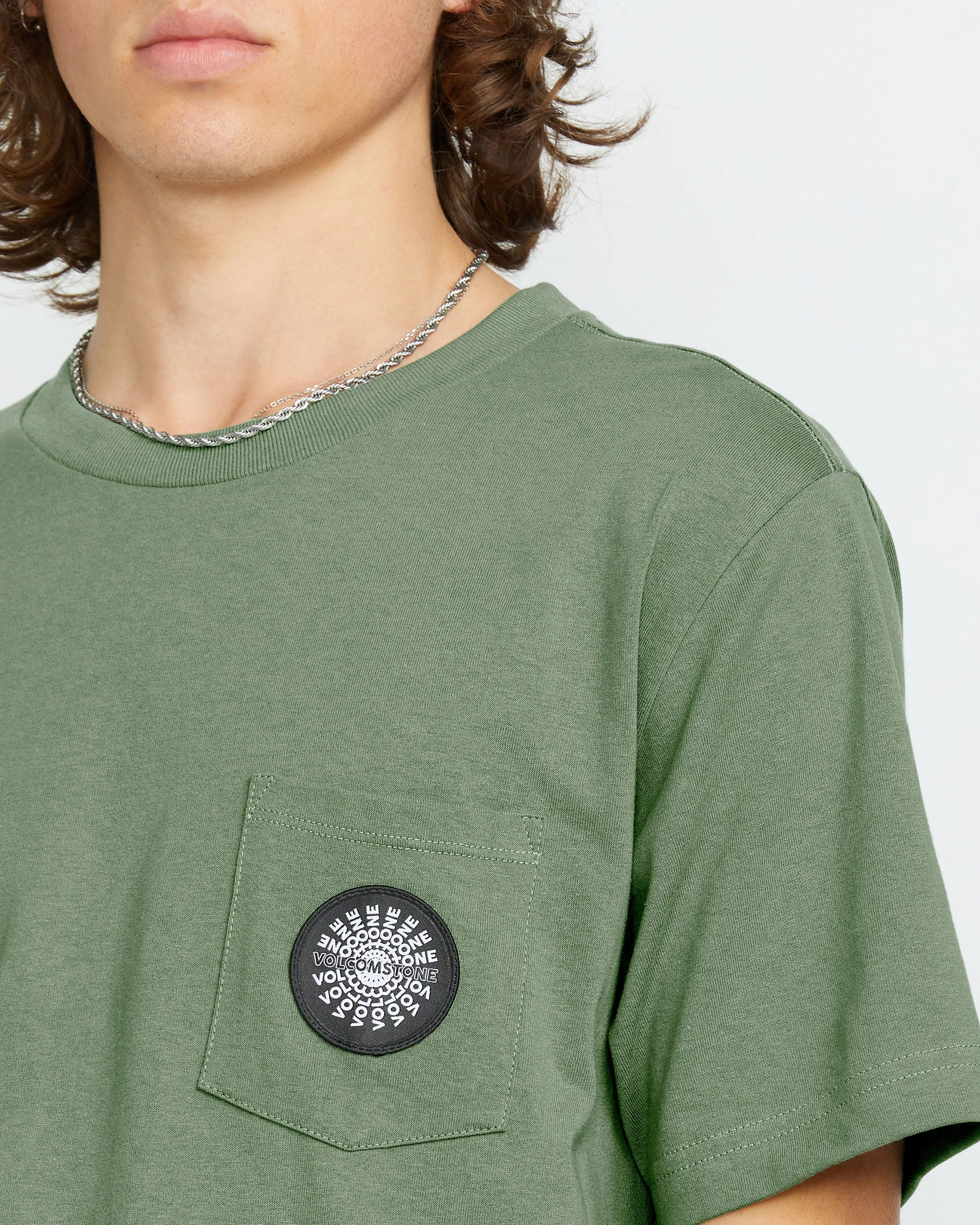 Men's Woven Label Pocket Tee sold by Volcom product image thumbnail 5