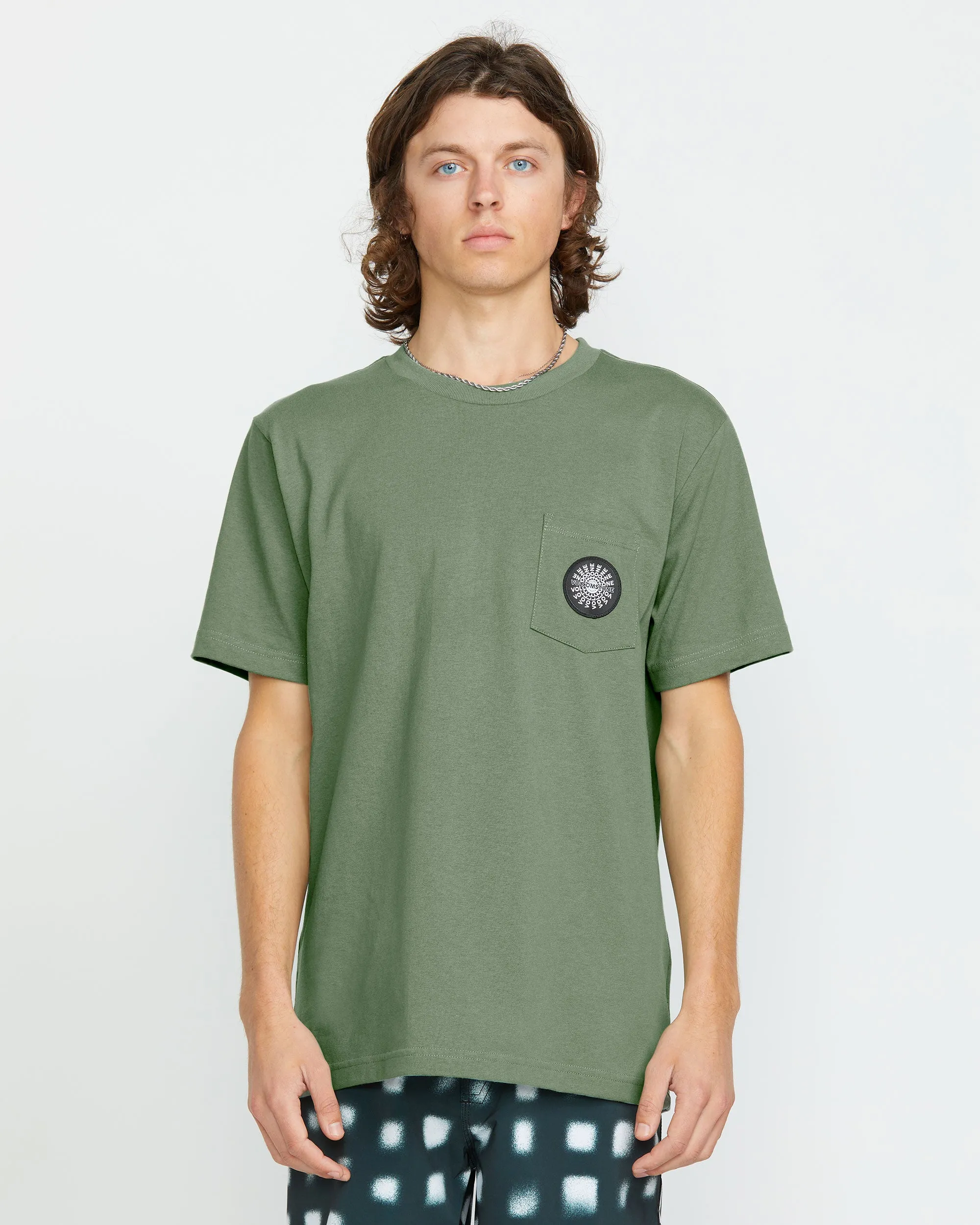 Men's Woven Label Pocket Tee sold by Volcom