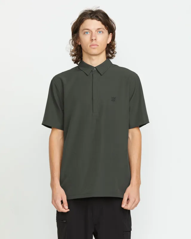Volcom Japan Men's Sense Popover Short Sleeve Shirt sold by Volcom