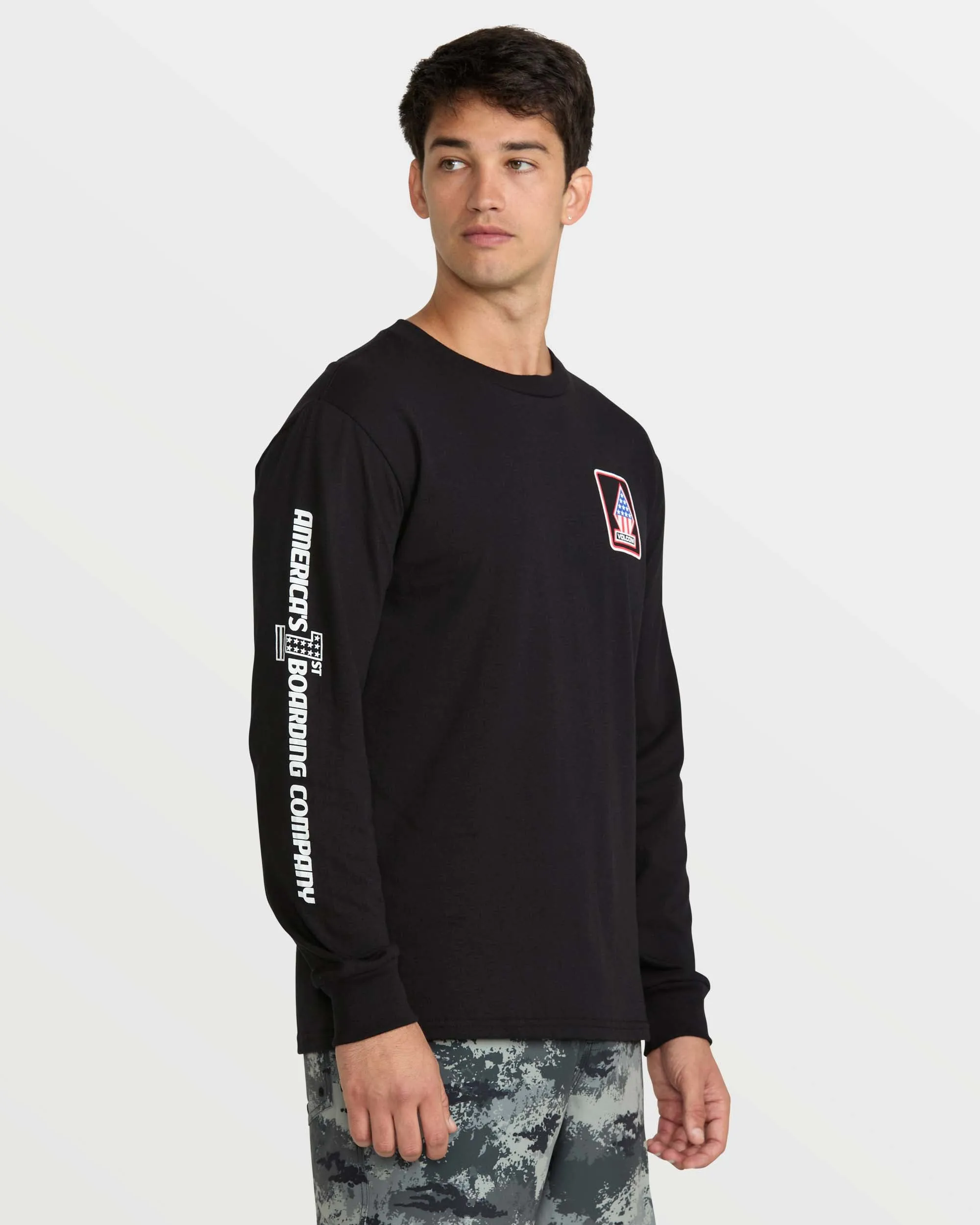 Men's 1St Boarding Co Long Sleeve Tee sold by Volcom product image thumbnail 3