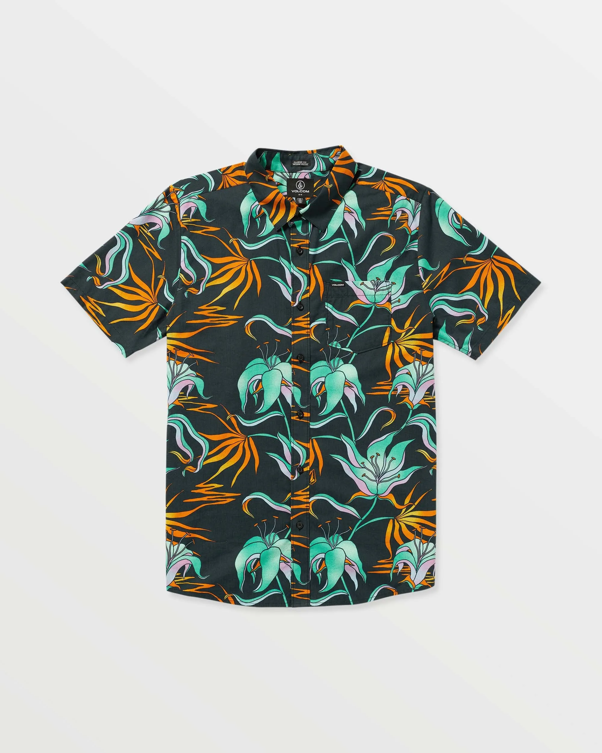 Men's Brainmelter Floral Short Sleeve Shirt sold by Volcom product image thumbnail 4