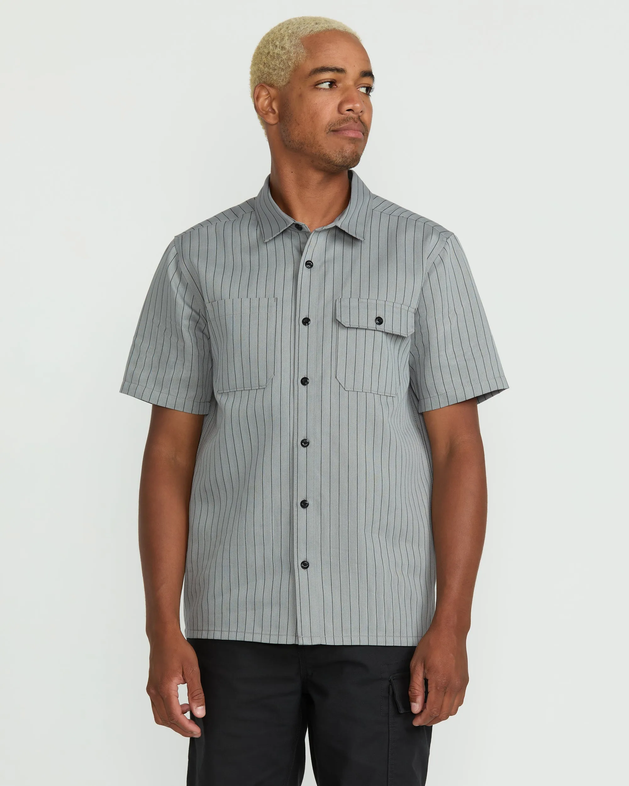 Men's Trade Stone Short Sleeve Shirt sold by Volcom