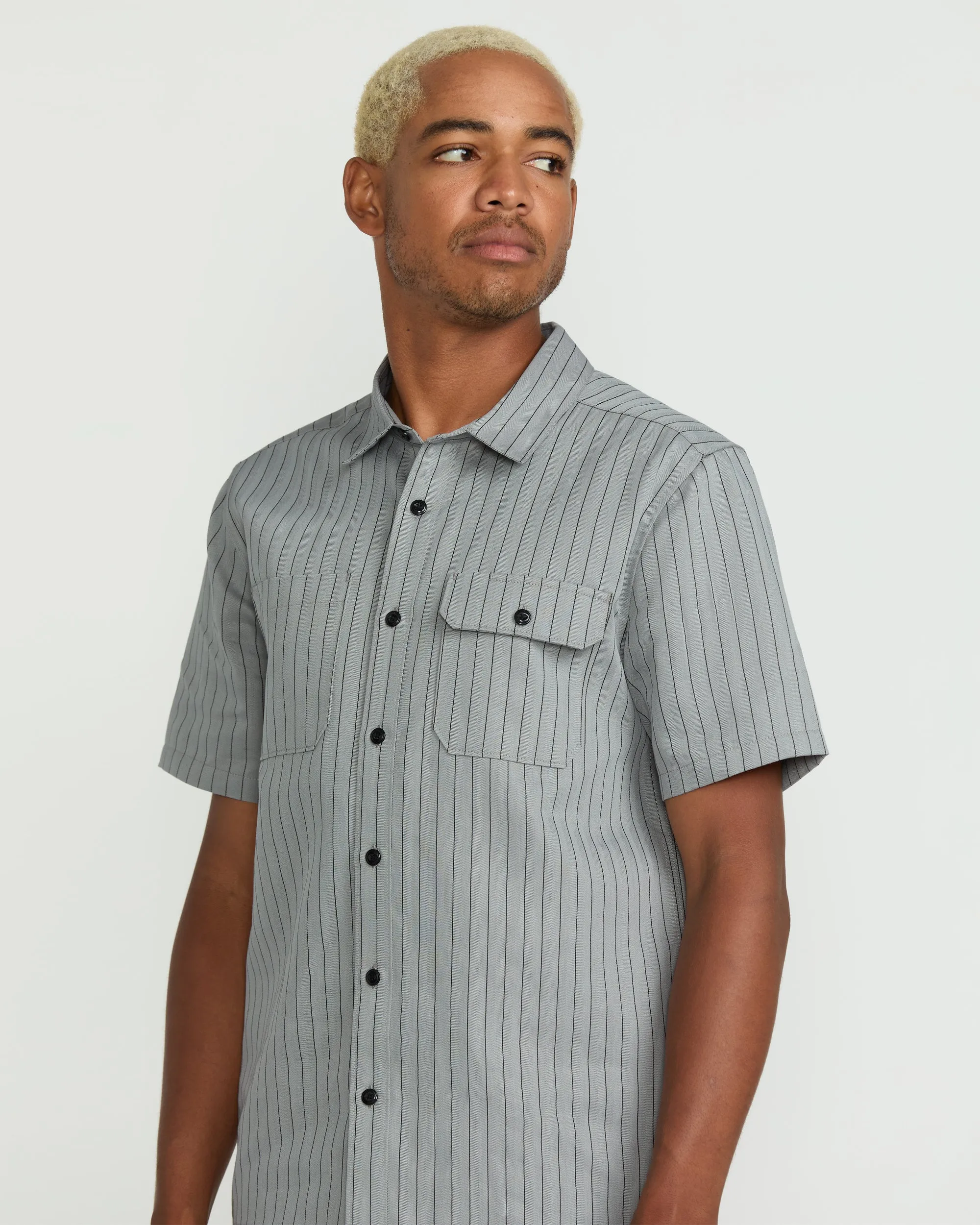 Men's Trade Stone Short Sleeve Shirt sold by Volcom product image thumbnail 4