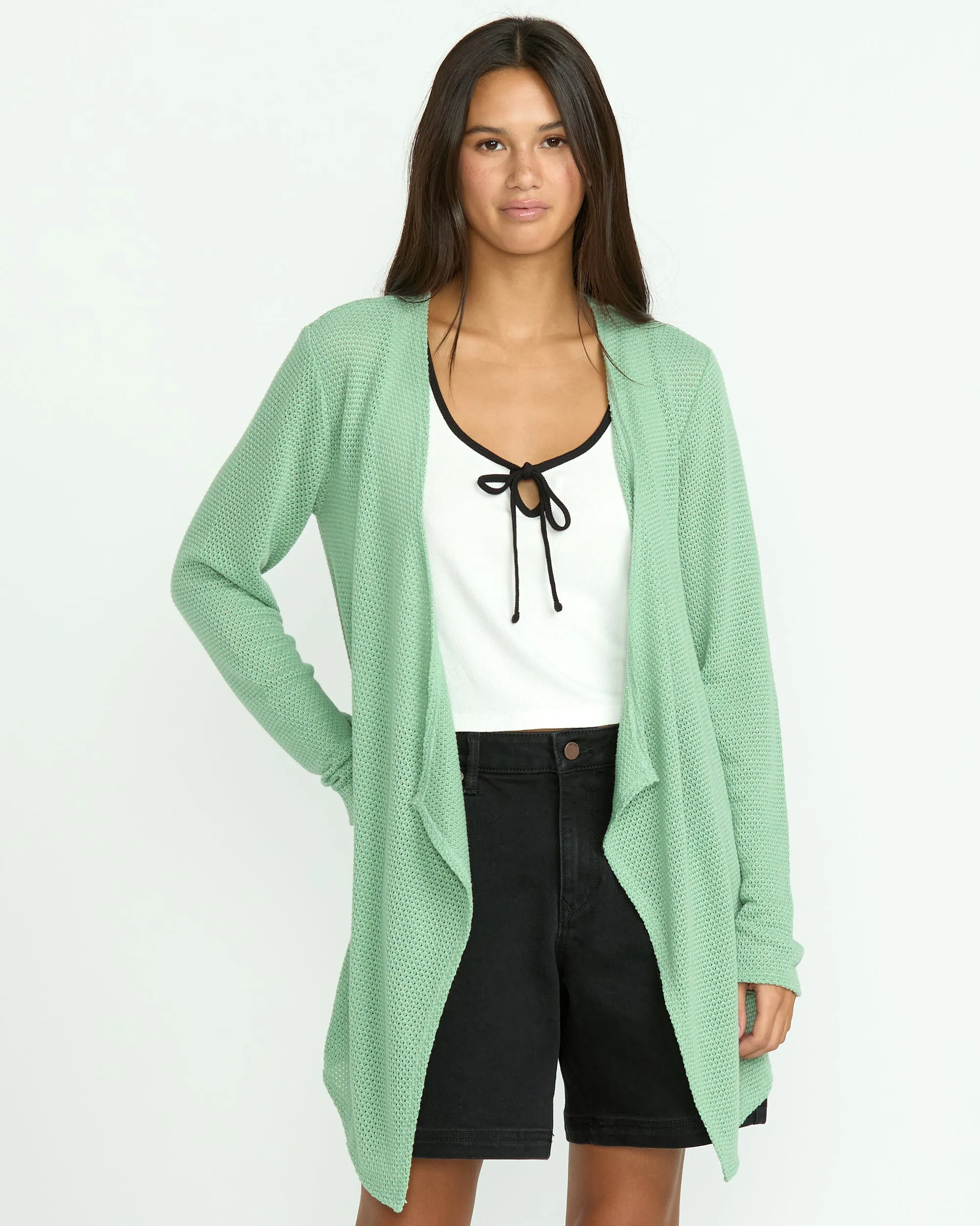 Women's Go Go Wrap Cardigan sold by Volcom