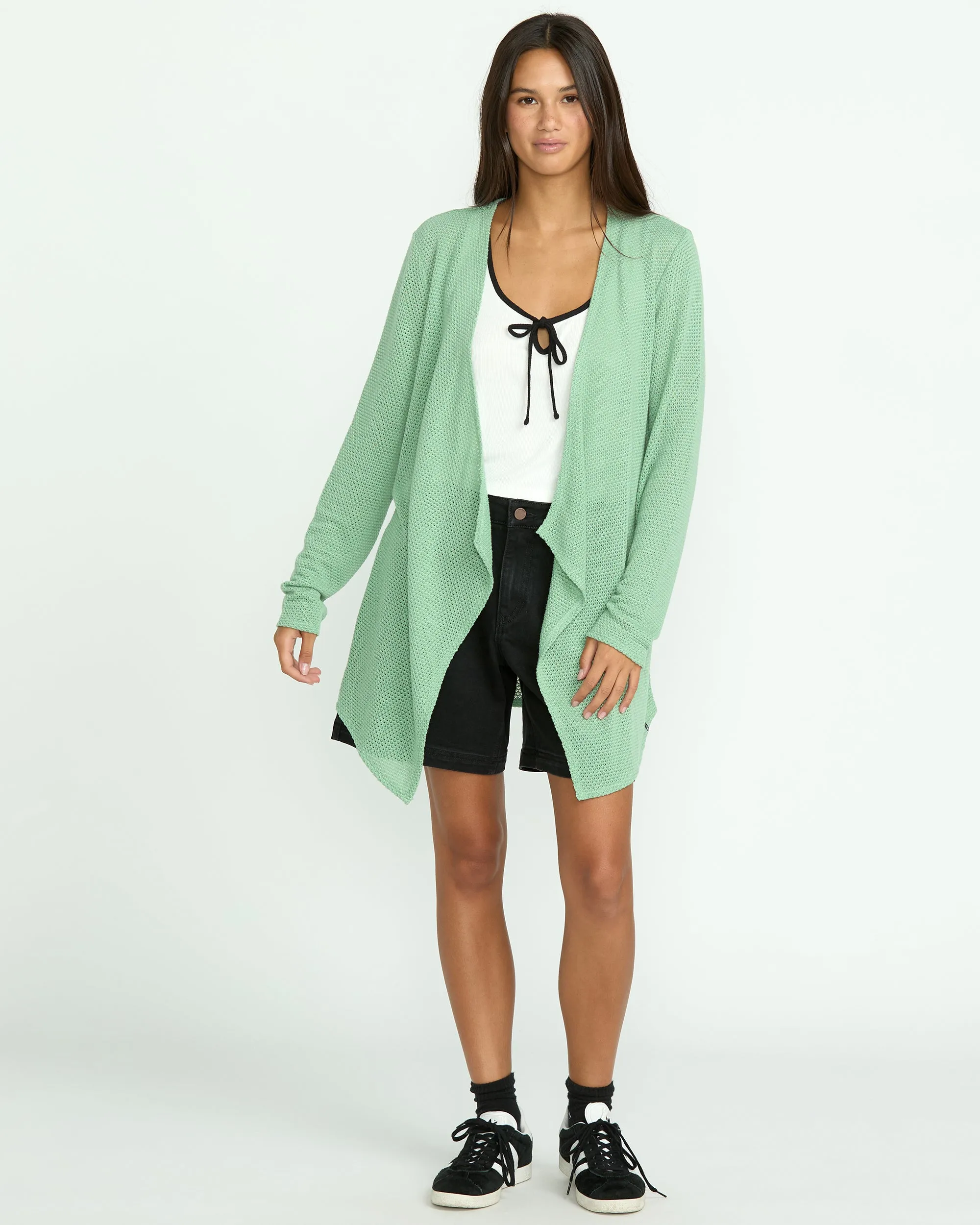 Women's Go Go Wrap Cardigan sold by Volcom product image thumbnail 4
