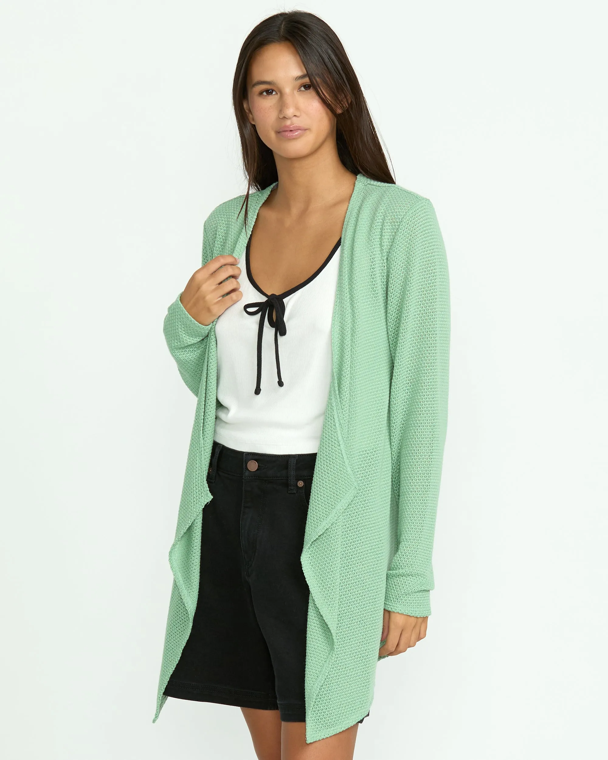 Women's Go Go Wrap Cardigan sold by Volcom product image thumbnail 3