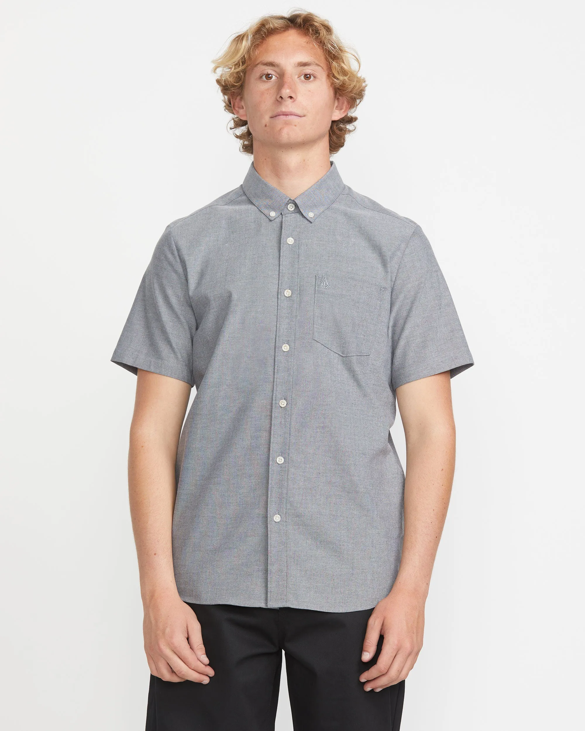 Men's Everett Oxford Short Sleeve Shirt sold by Volcom