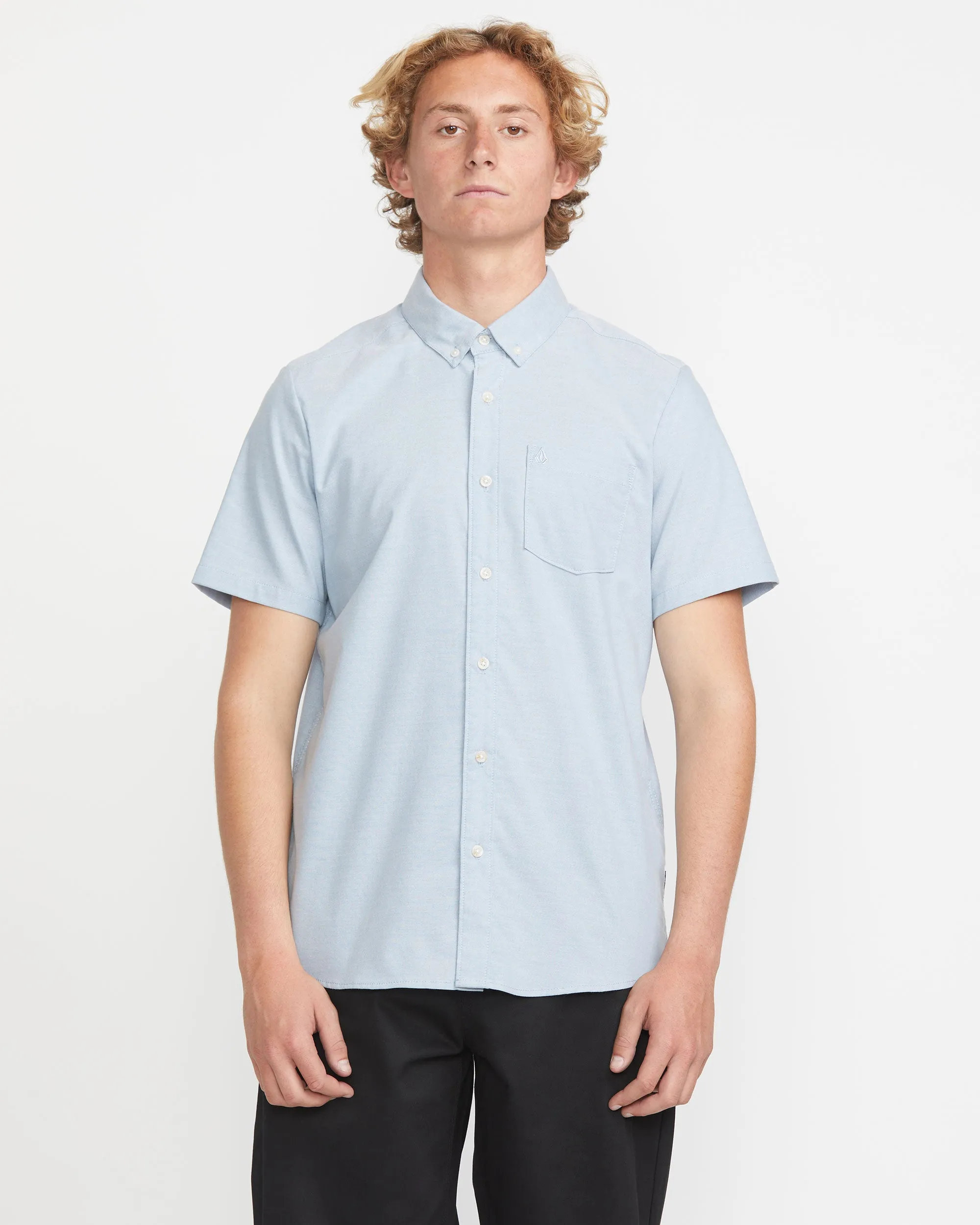 Men's Everett Oxford Short Sleeve Shirt sold by Volcom