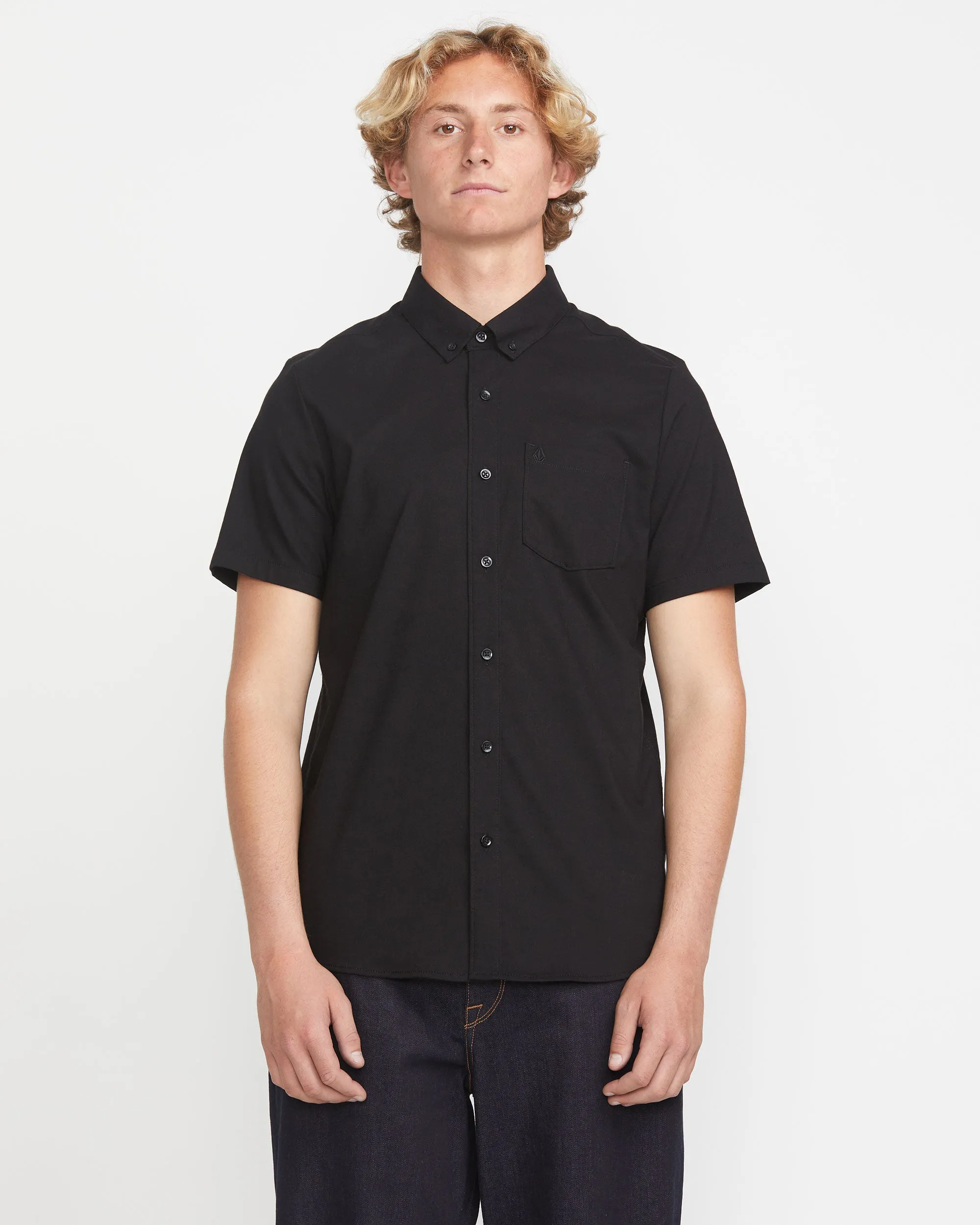 Men's Everett Oxford Short Sleeve Shirt sold by Volcom