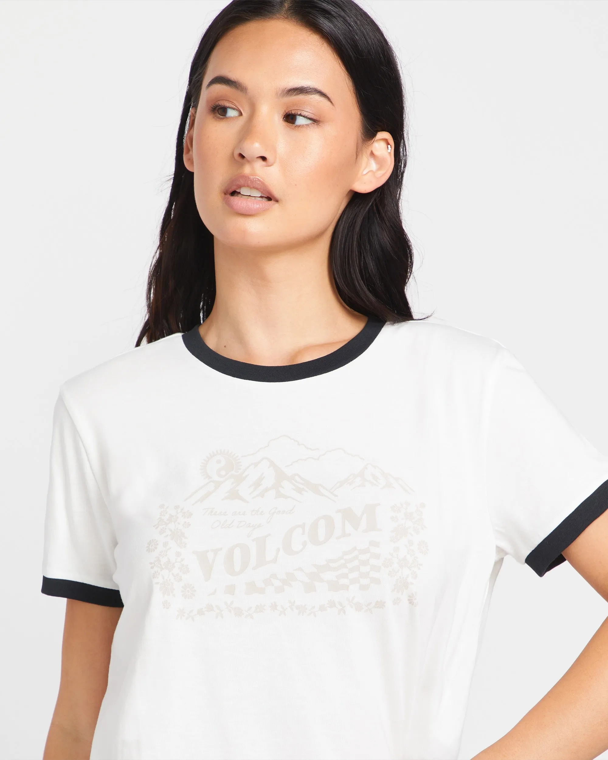 Meet Me There Ringer Tee - Star White sold by Volcom product image thumbnail 5