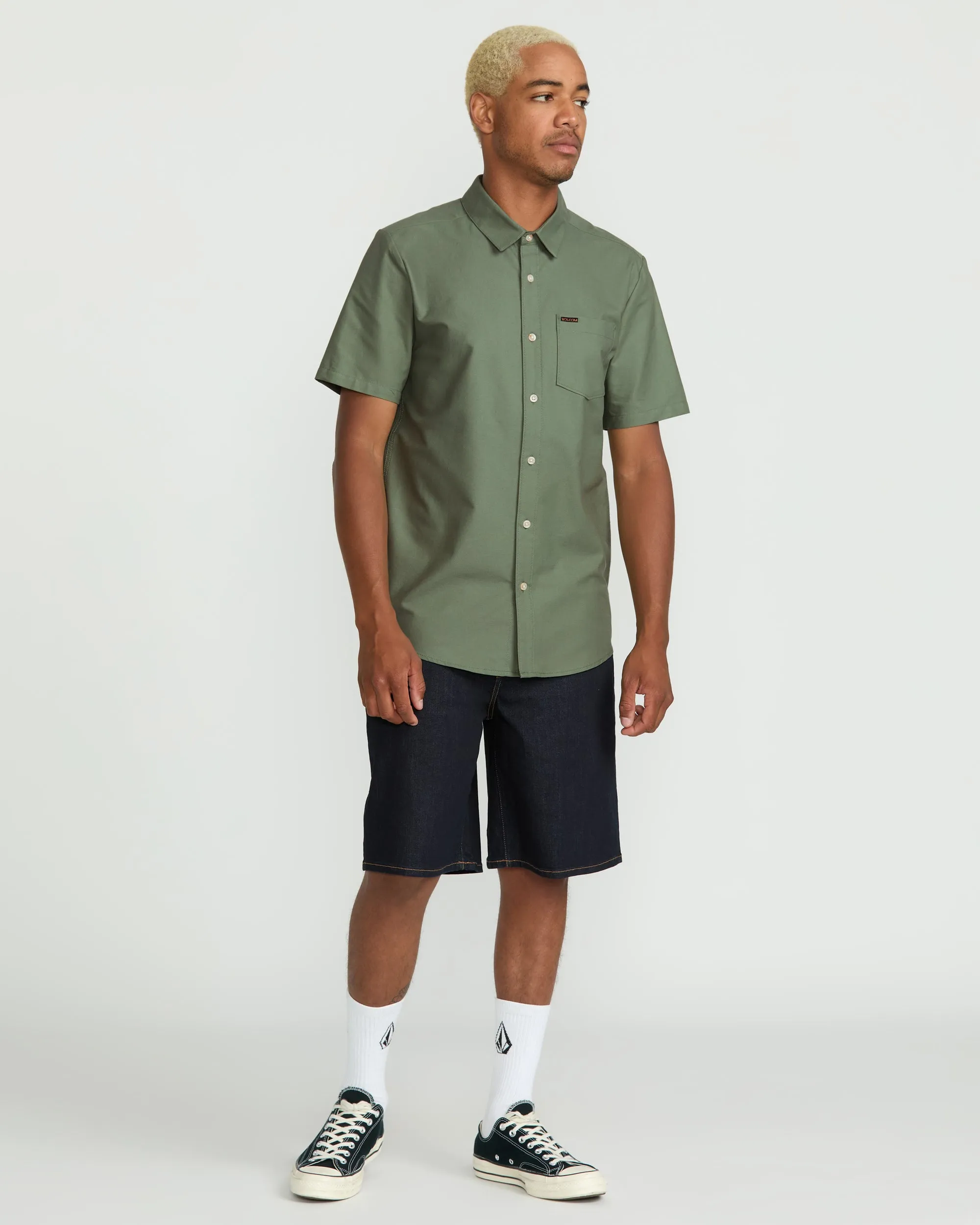 Men's Veeco Oxford Short Sleeve Shirt sold by Volcom product image thumbnail 5