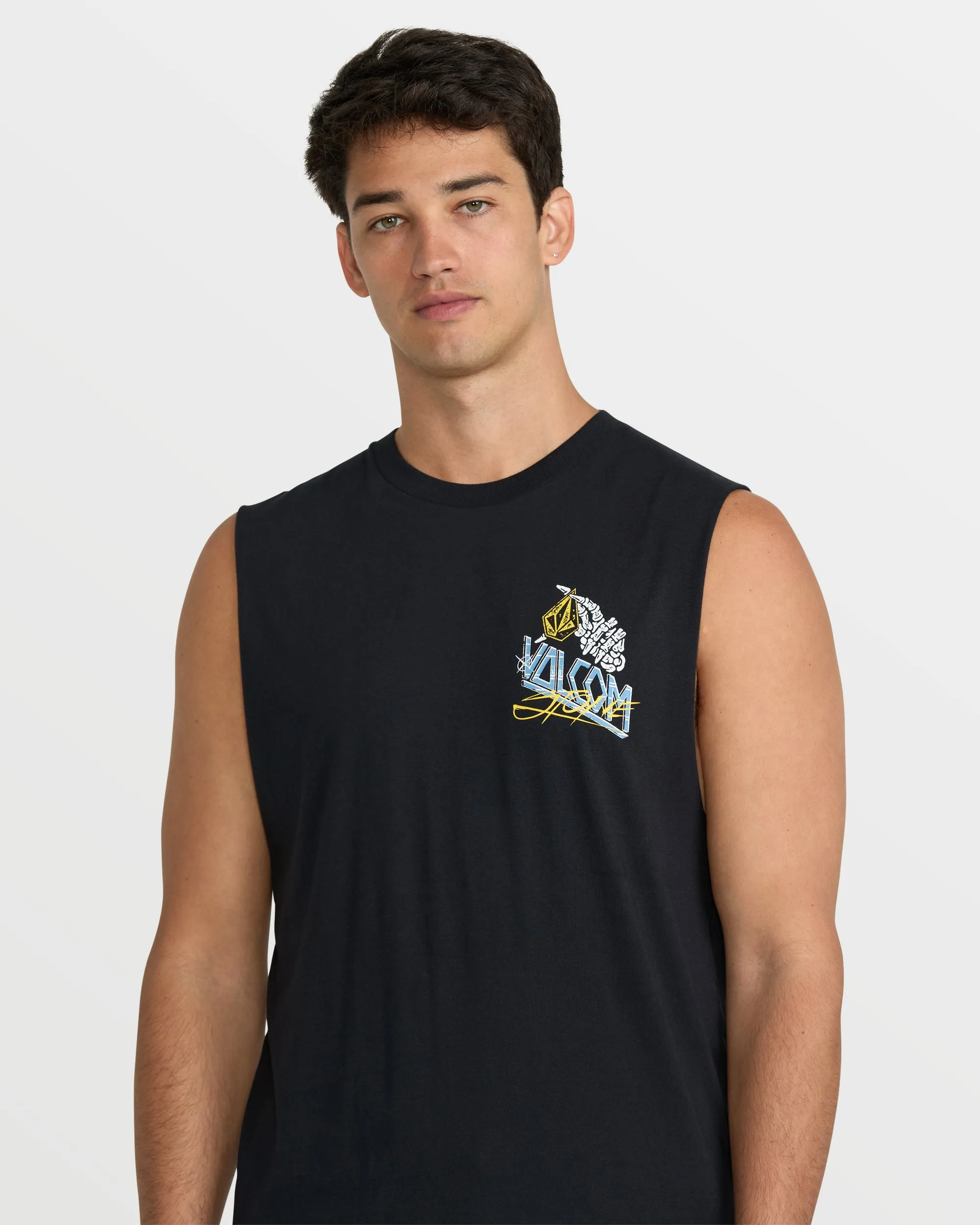 Men's Dropped This Sleeveless Tee sold by Volcom product image thumbnail 4