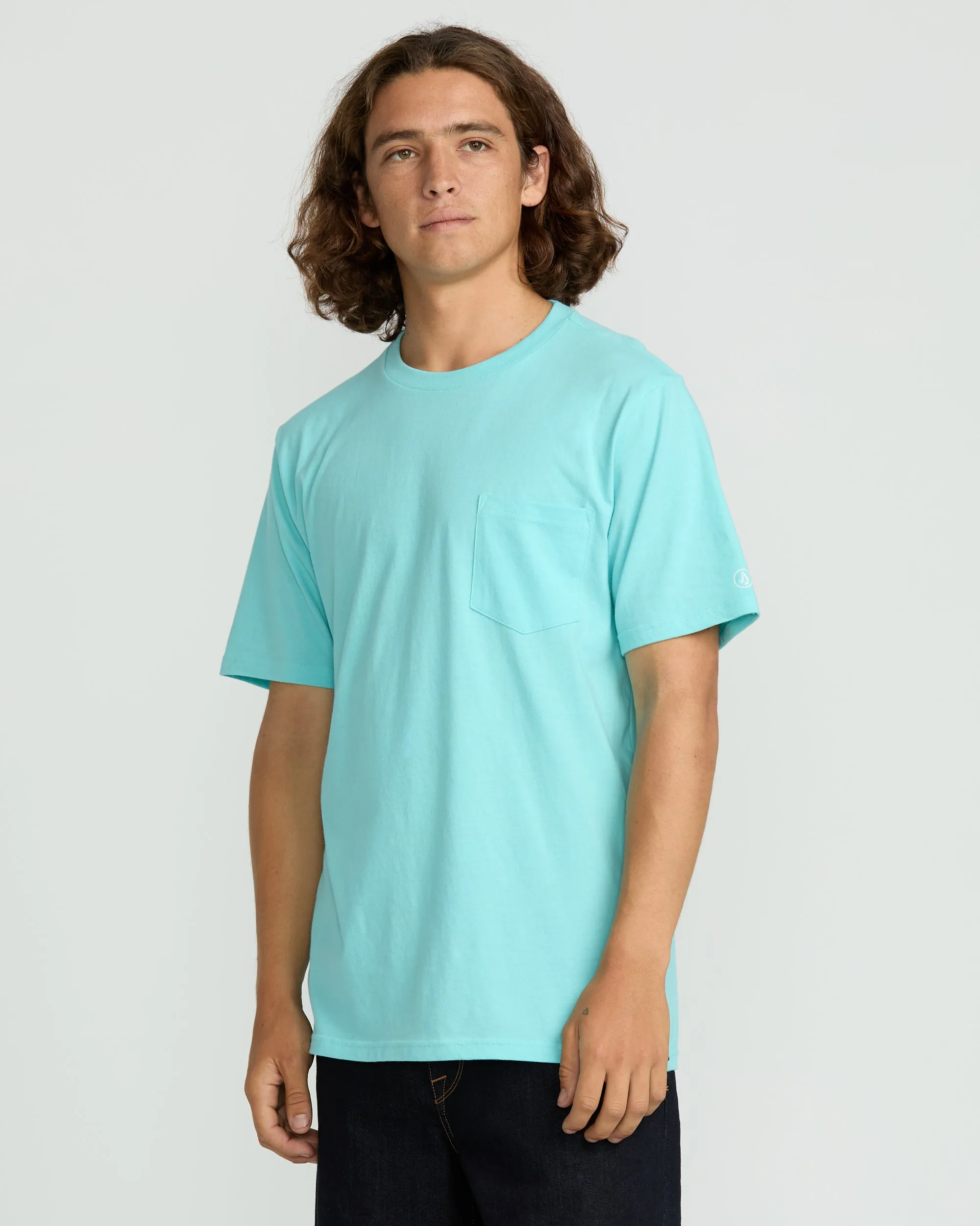 Men's Solid Short Sleeve Pocket Tee sold by Volcom product image thumbnail 3