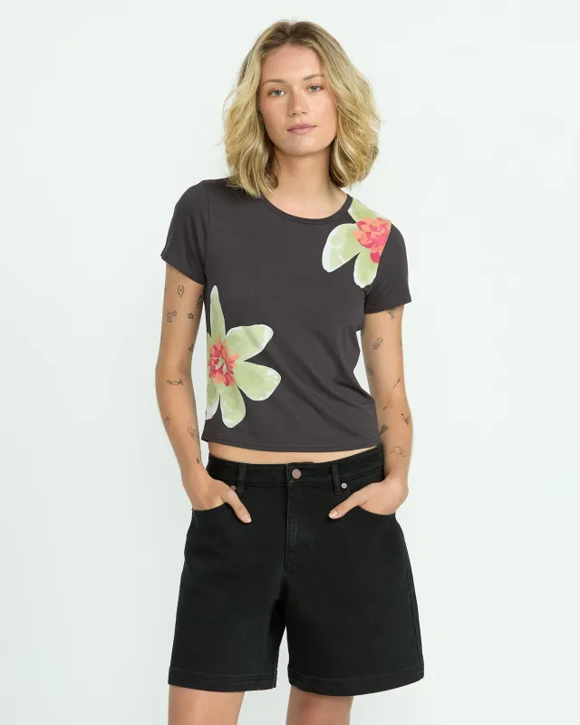 Women's Strait Up Long Shorts sold by Volcom