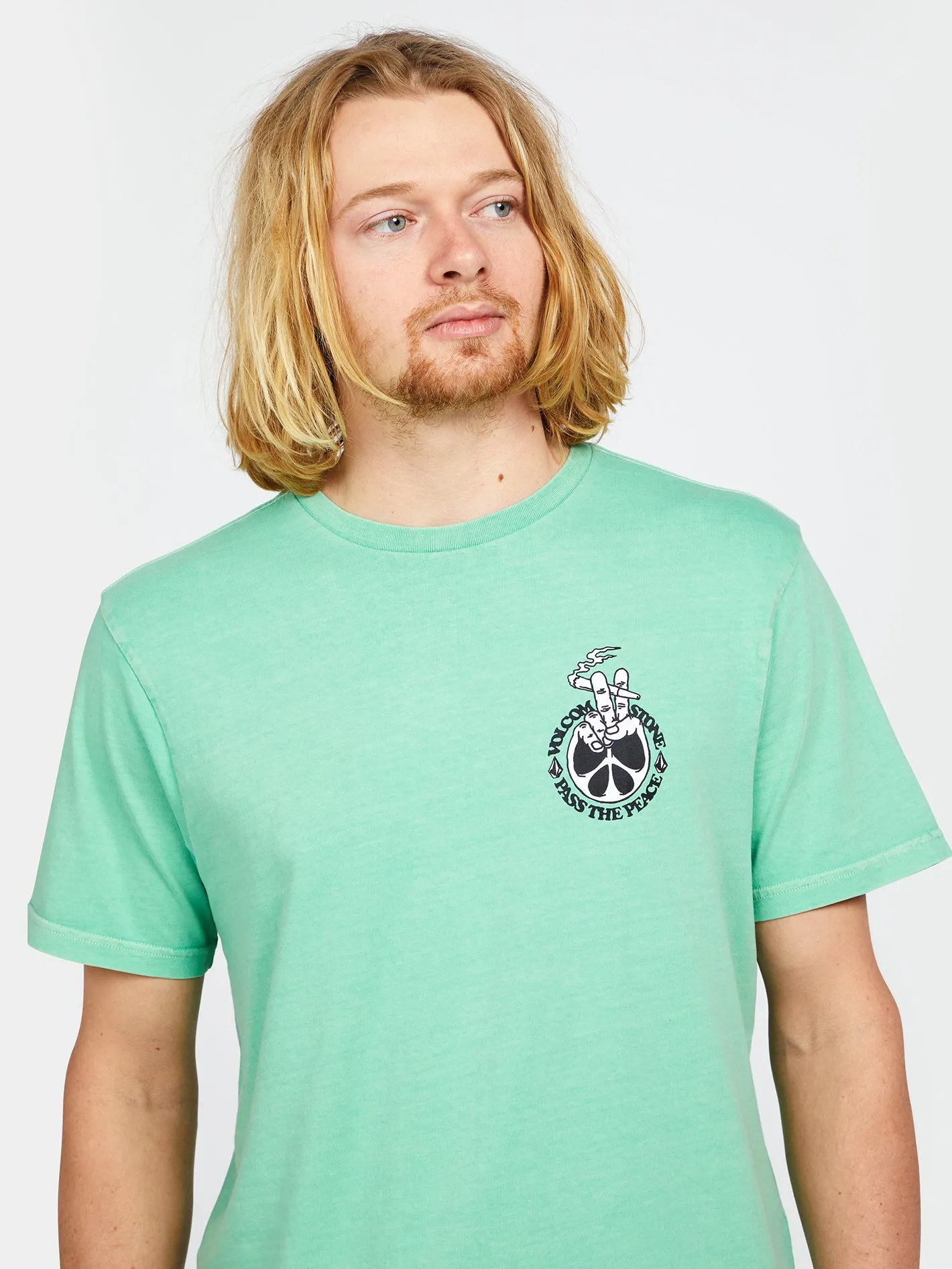 Partakerz Short Sleeve Tee - Jade sold by Volcom product image thumbnail 2