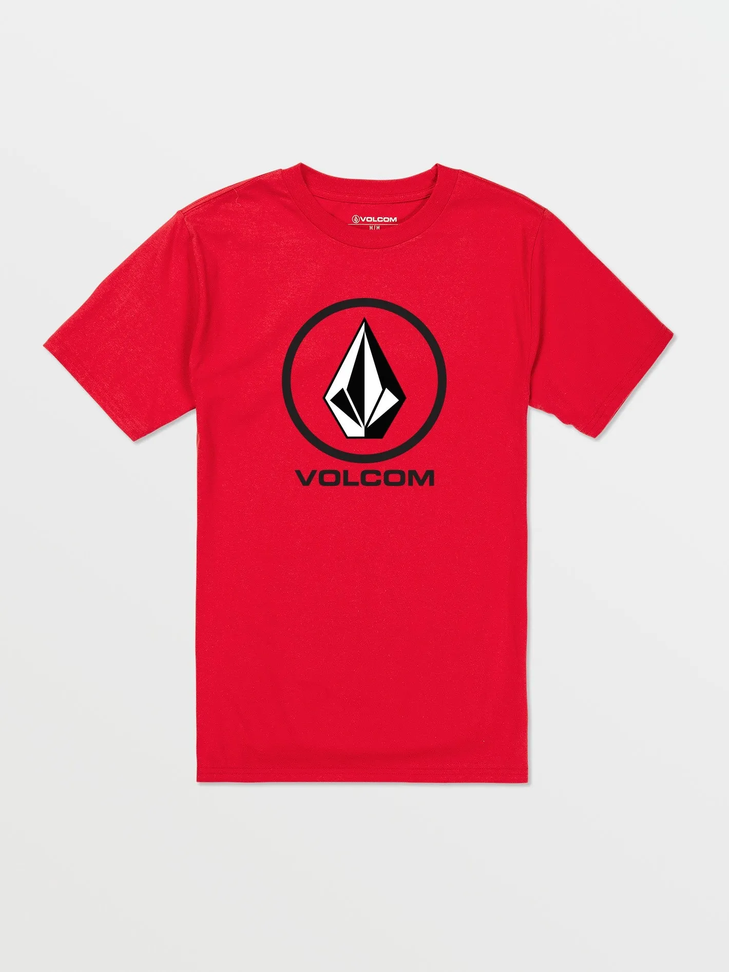 Crisp Stone Short Sleeve Tee - Red sold by Volcom