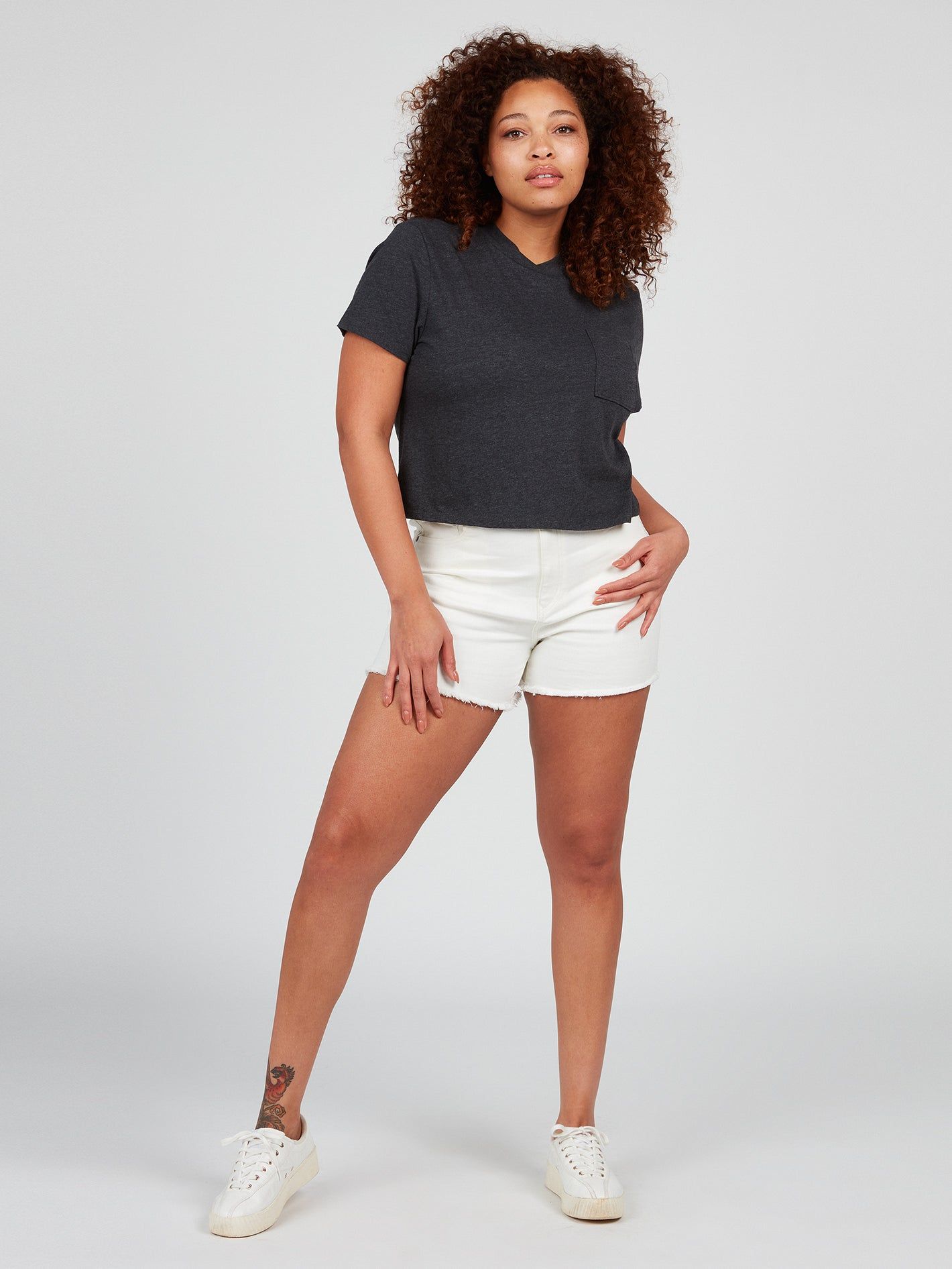 Pocket Stone Short Sleeve Tee - Heather Black sold by Volcom product image thumbnail 3