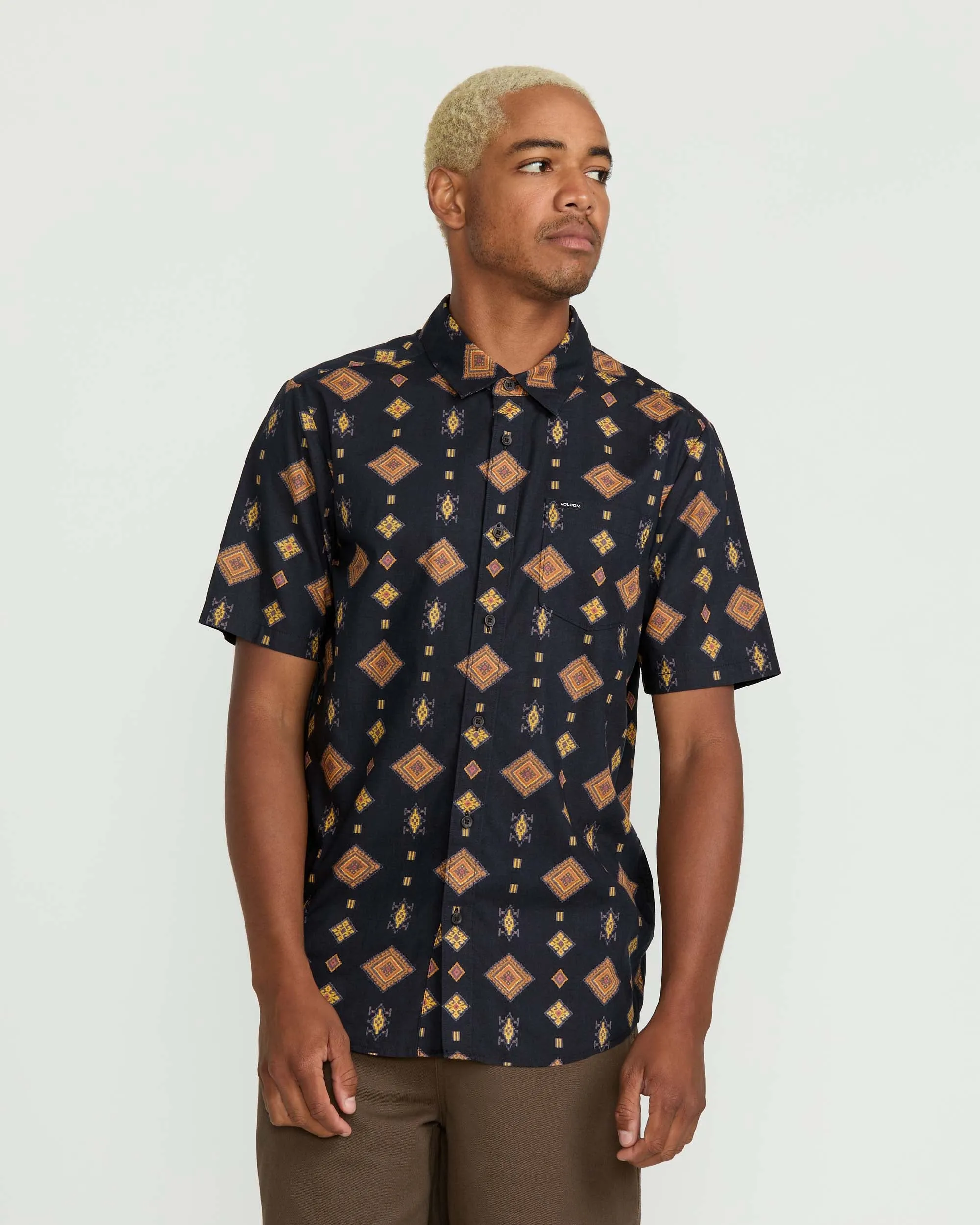 Men's Desert Dobby Short Sleeve Shirt sold by Volcom