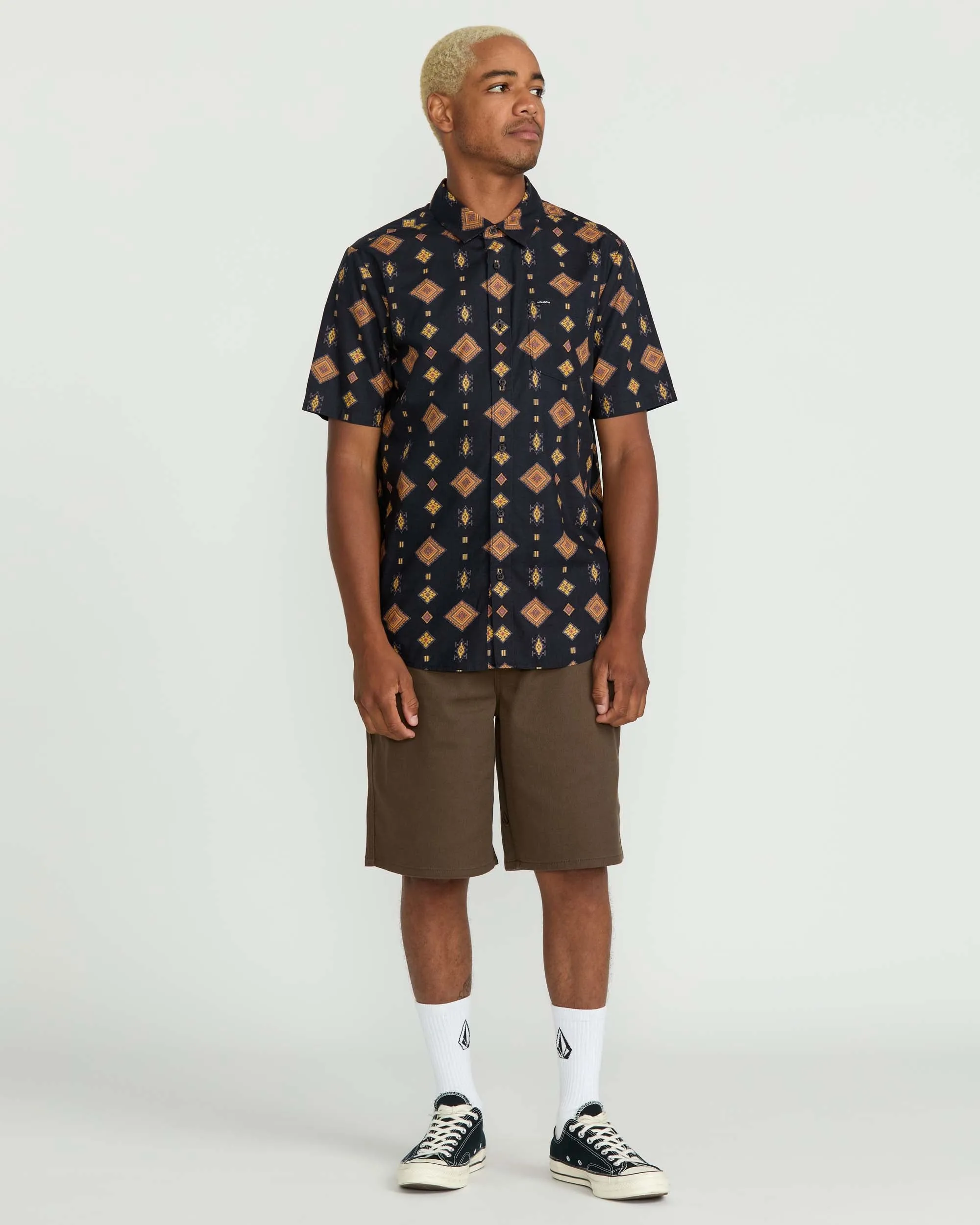 Men's Desert Dobby Short Sleeve Shirt sold by Volcom product image thumbnail 4