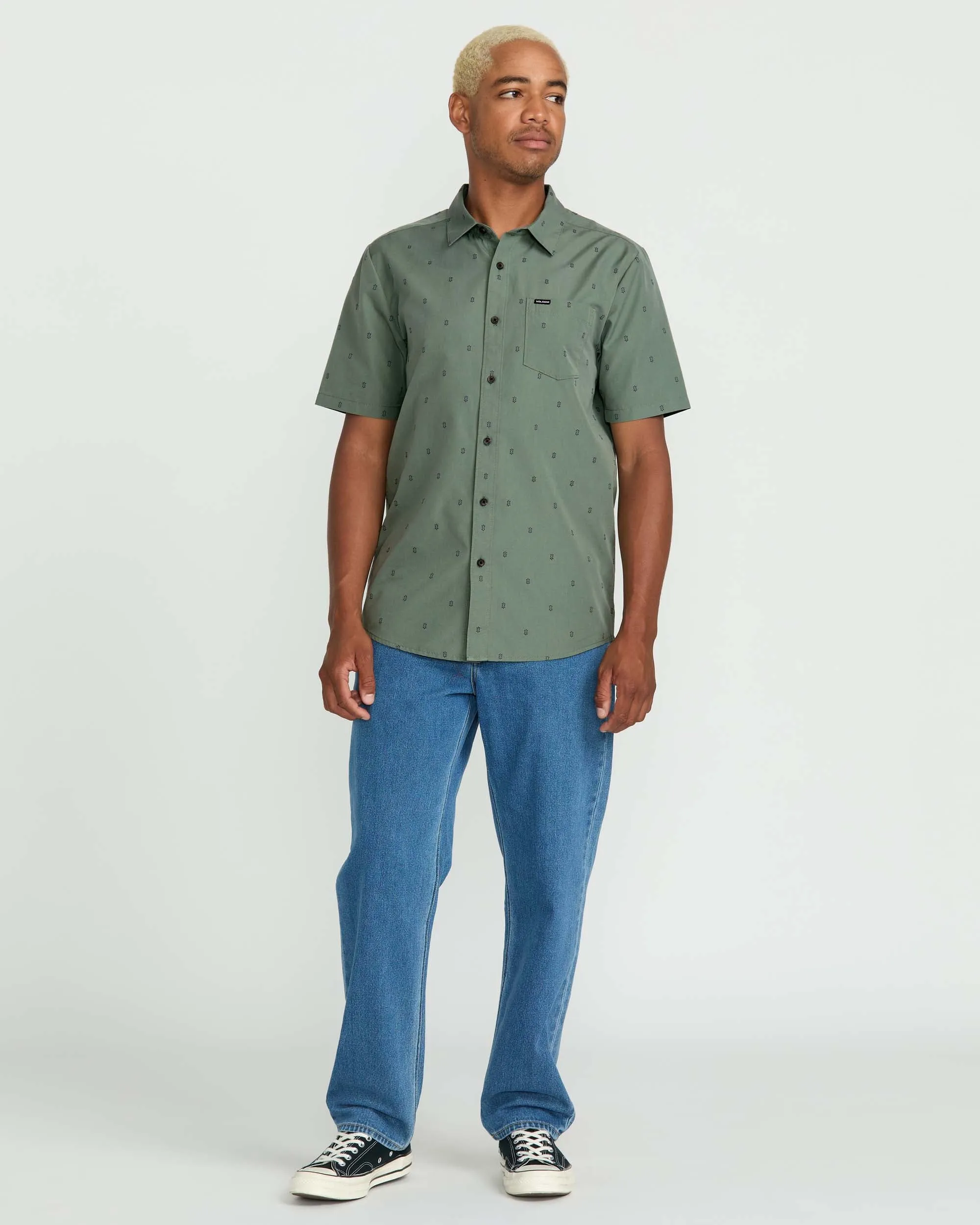 Men's Bankstone Short Sleeve Shirt sold by Volcom product image thumbnail 4