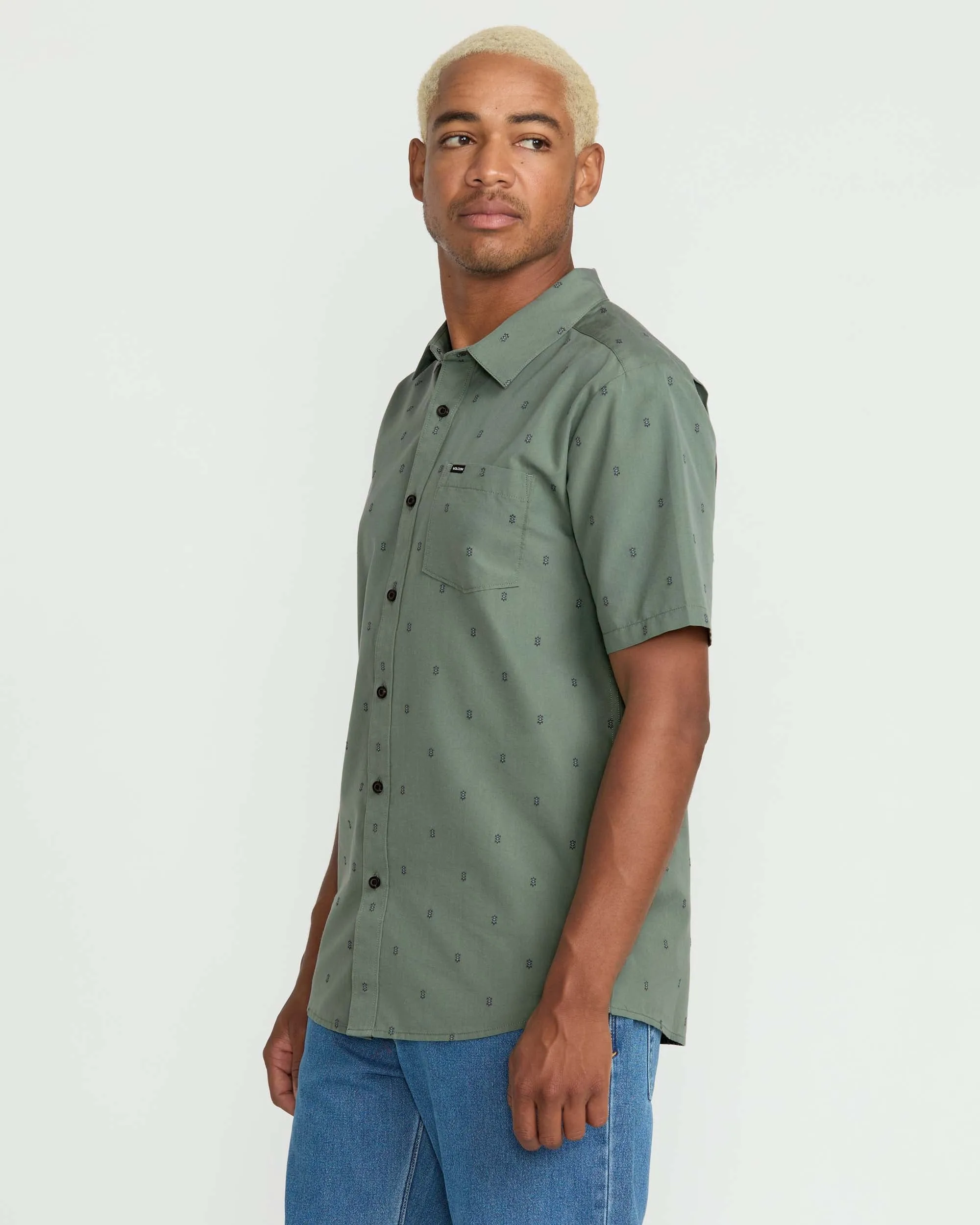 Men's Bankstone Short Sleeve Shirt sold by Volcom product image thumbnail 3