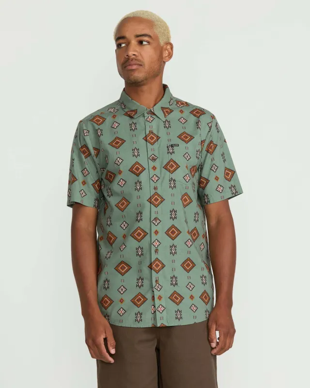 Men's Desert Dobby Short Sleeve Shirt sold by Volcom