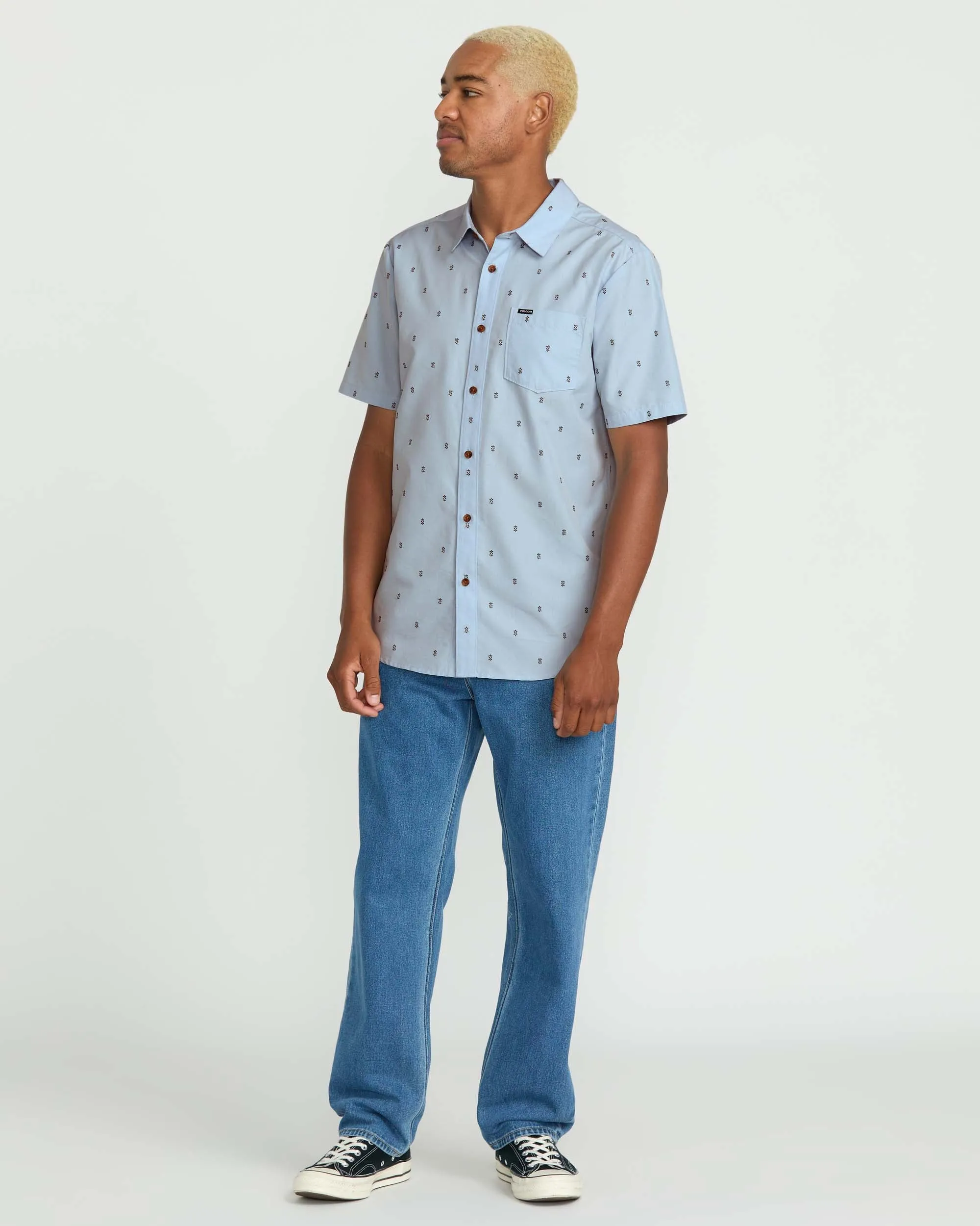 Men's Bankstone Short Sleeve Shirt sold by Volcom product image thumbnail 4