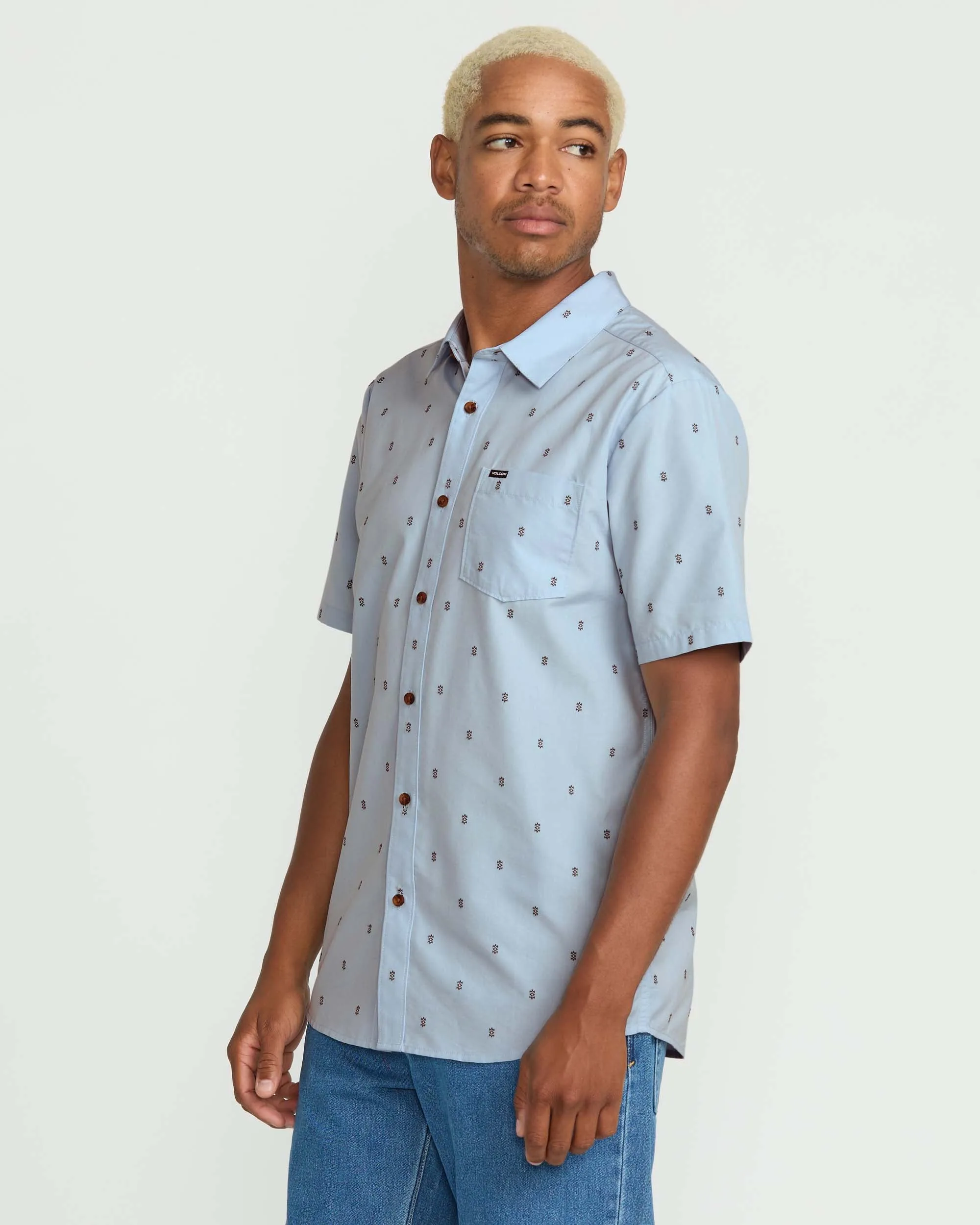 Men's Bankstone Short Sleeve Shirt sold by Volcom product image thumbnail 3