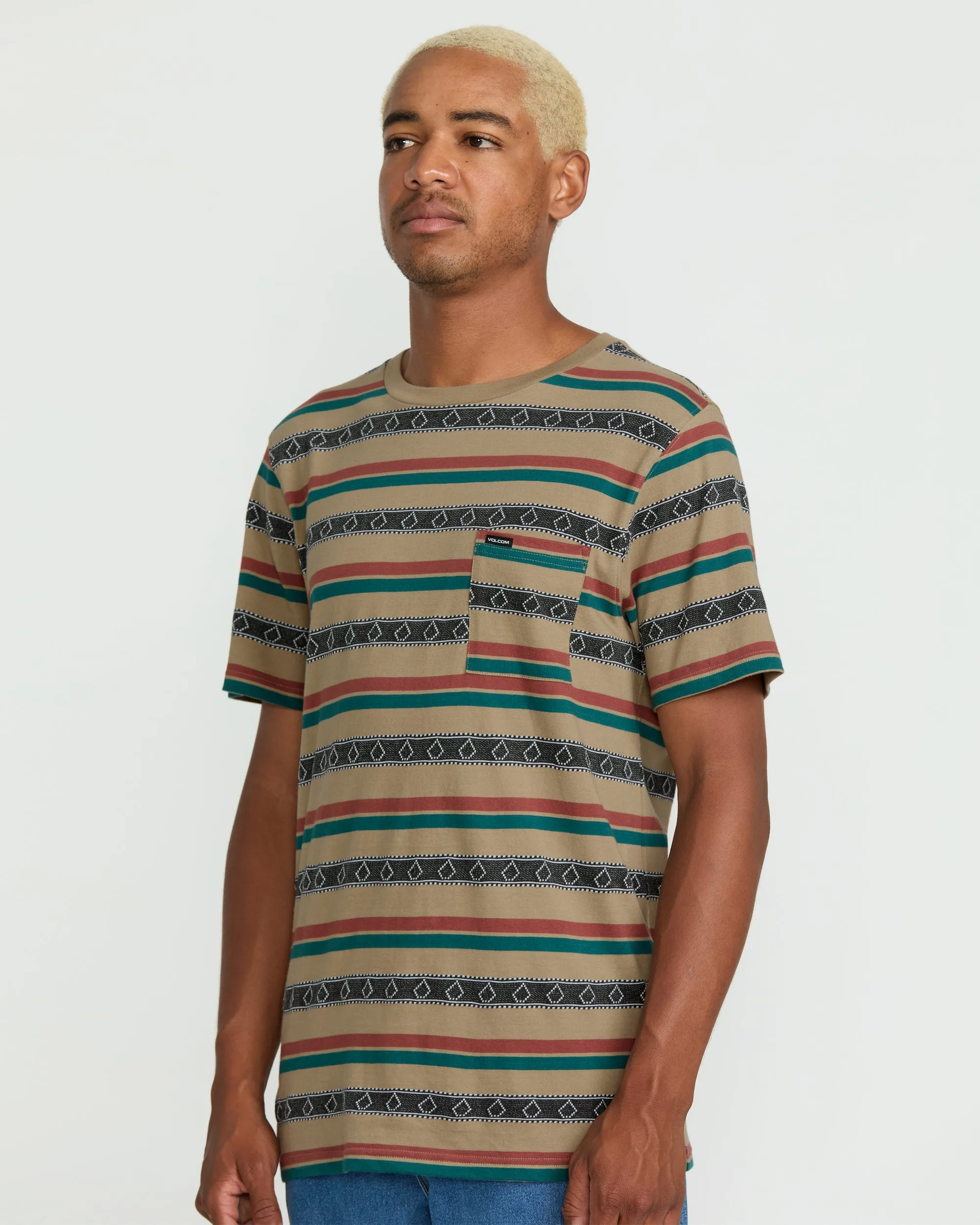Men's Taction Crew Short Sleeve Tee sold by Volcom product image thumbnail 4