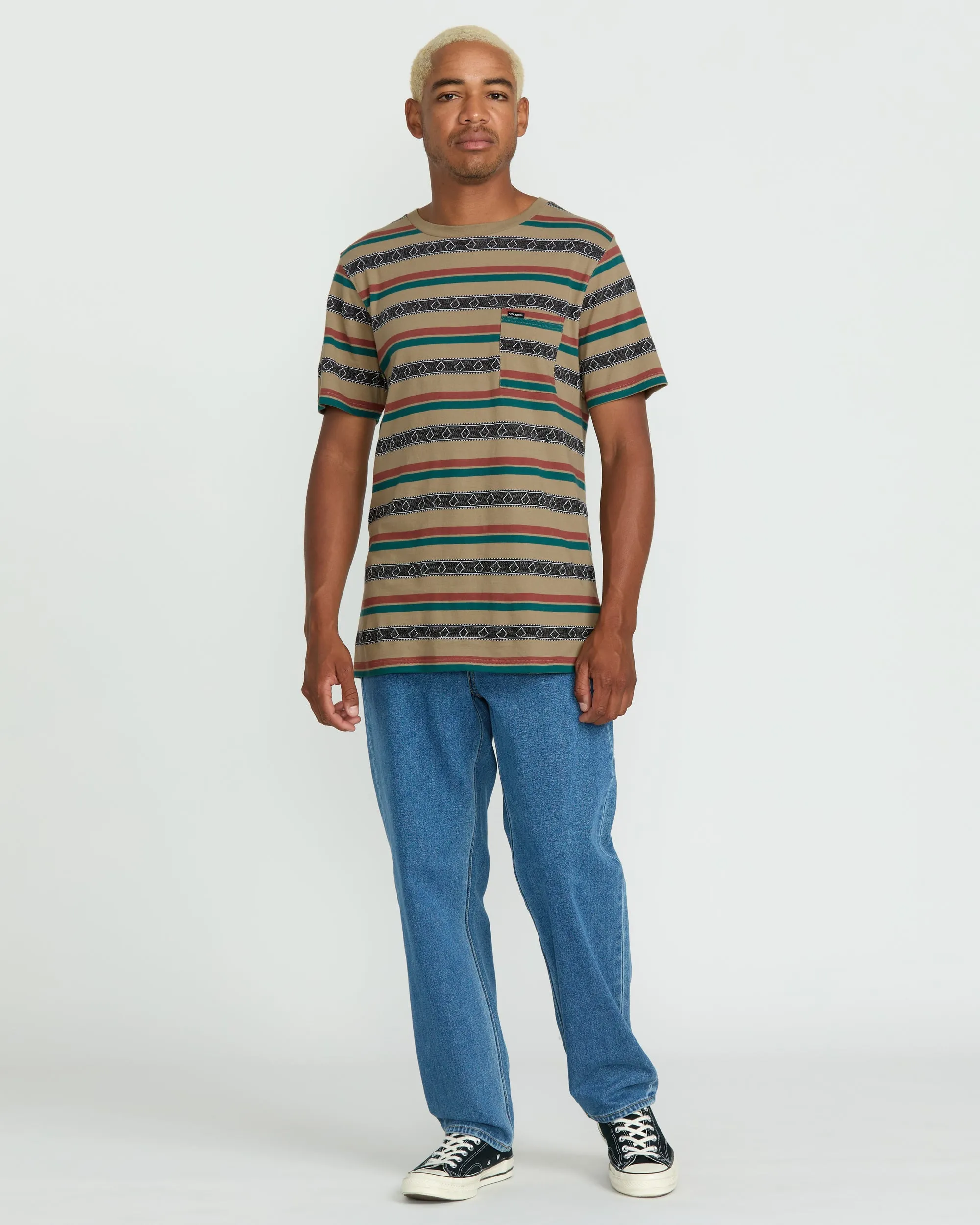 Men's Taction Crew Short Sleeve Tee sold by Volcom product image thumbnail 5