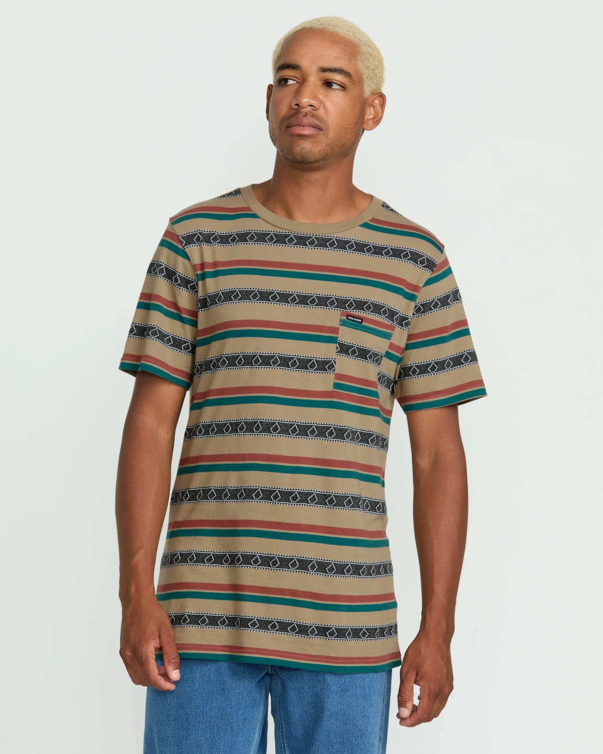 Men's Taction Crew Short Sleeve Tee sold by Volcom