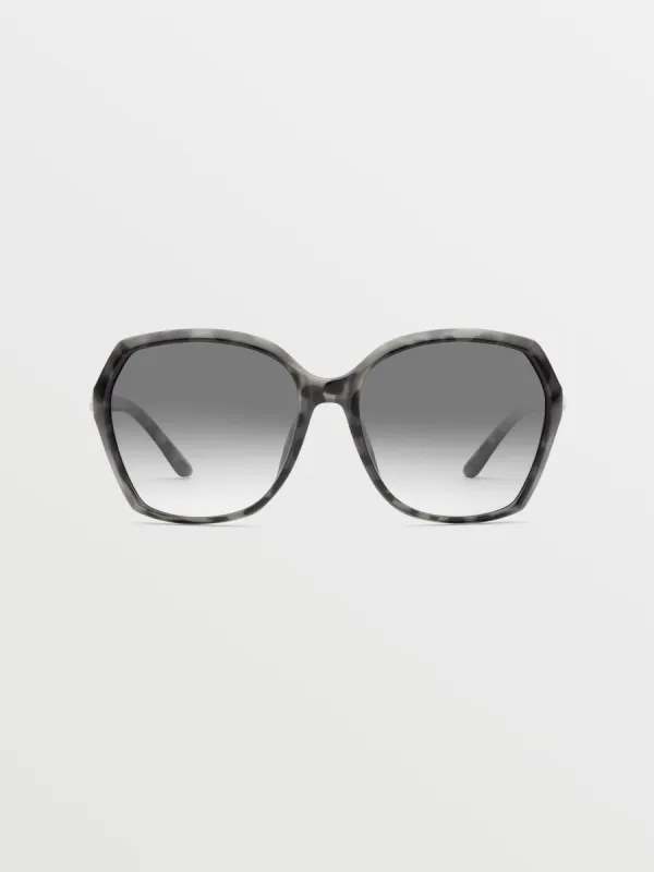 Psychic Sunglasses - Gloss Nude Tort/Gray Gradient sold by Volcom