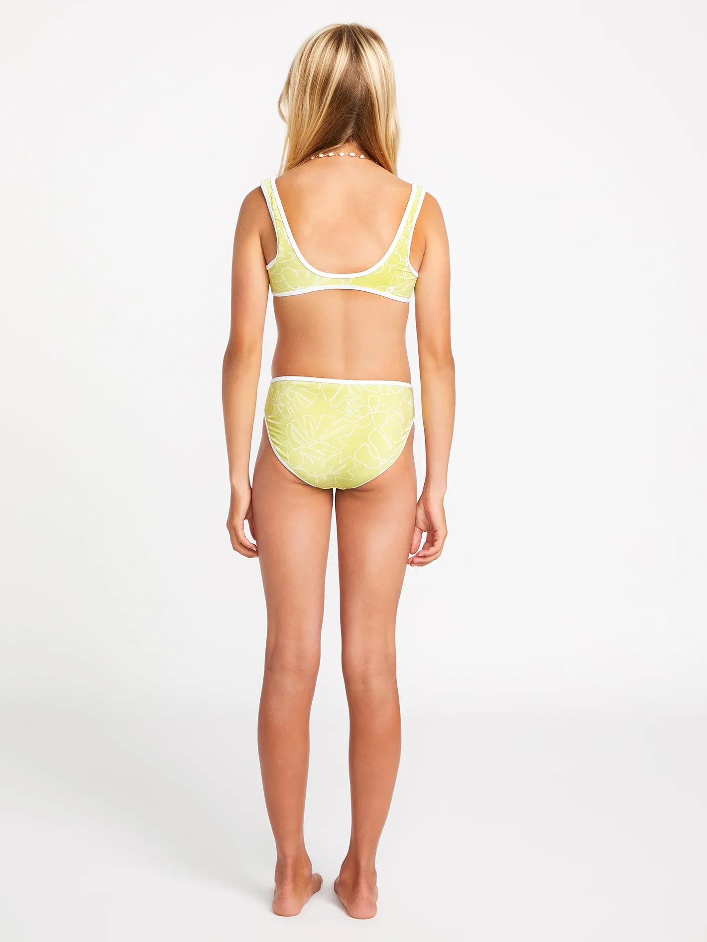 Girls Tropicoco Crop Top Set - Citron sold by Volcom product image thumbnail 4