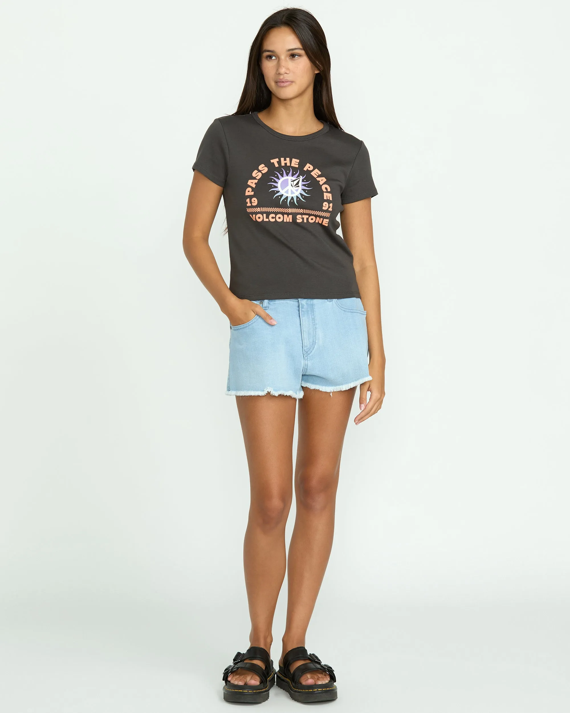 Women's Have A Clue Tee sold by Volcom product image thumbnail 4