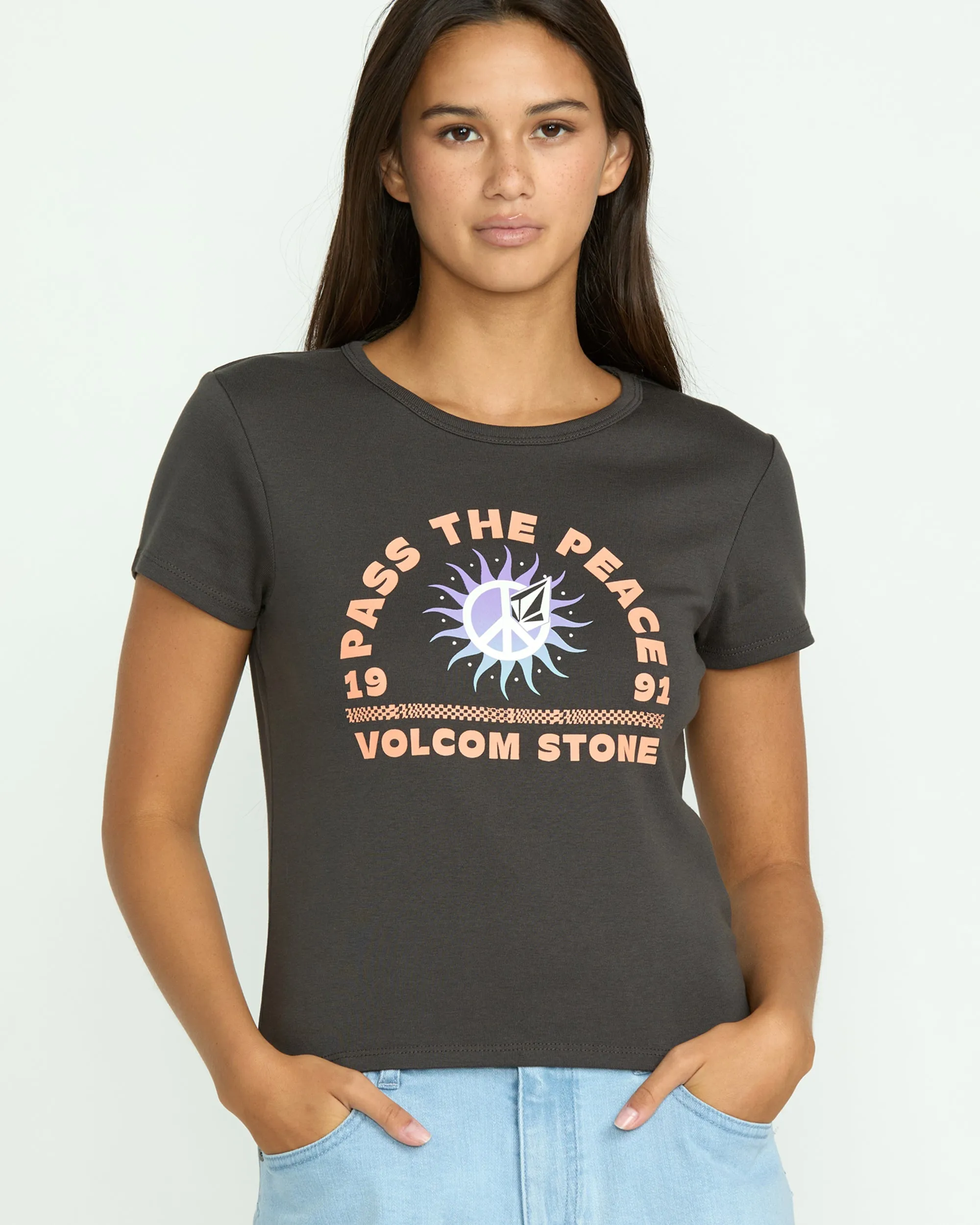 Women's Have A Clue Tee sold by Volcom product image thumbnail 5