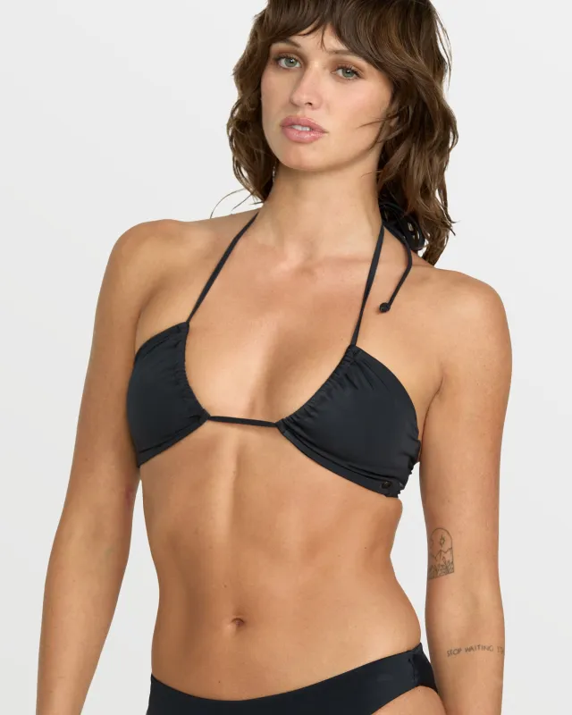 Women's Simply Seamless Halter Bandeau Bikini Top sold by Volcom