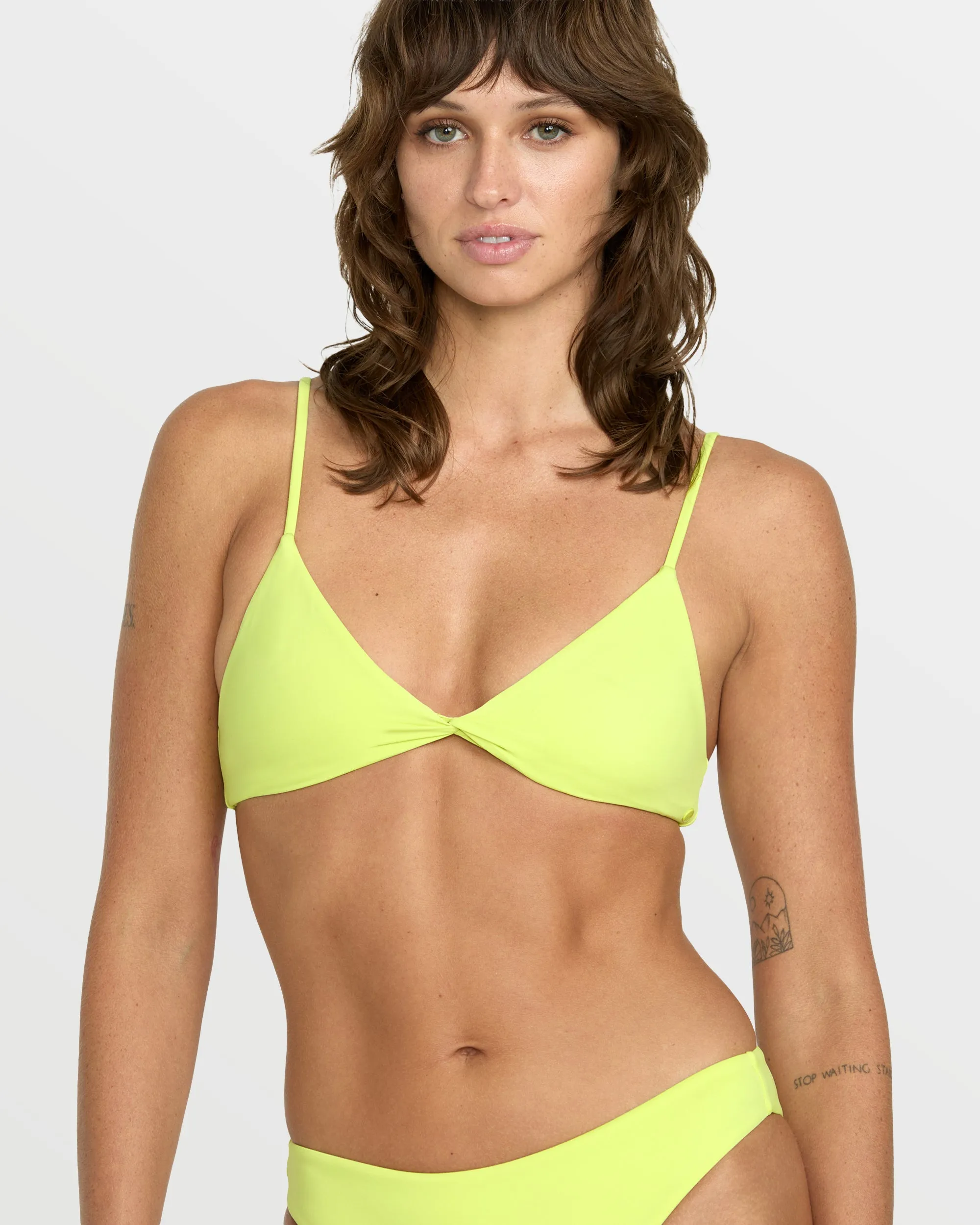 Women's Simply Seamless Vneck Bikini Top sold by Volcom