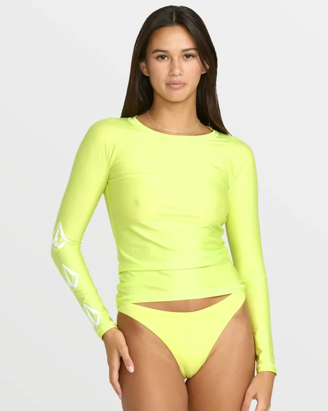 Women's Simply Core Long Sleeve Rashguard made by Volcom