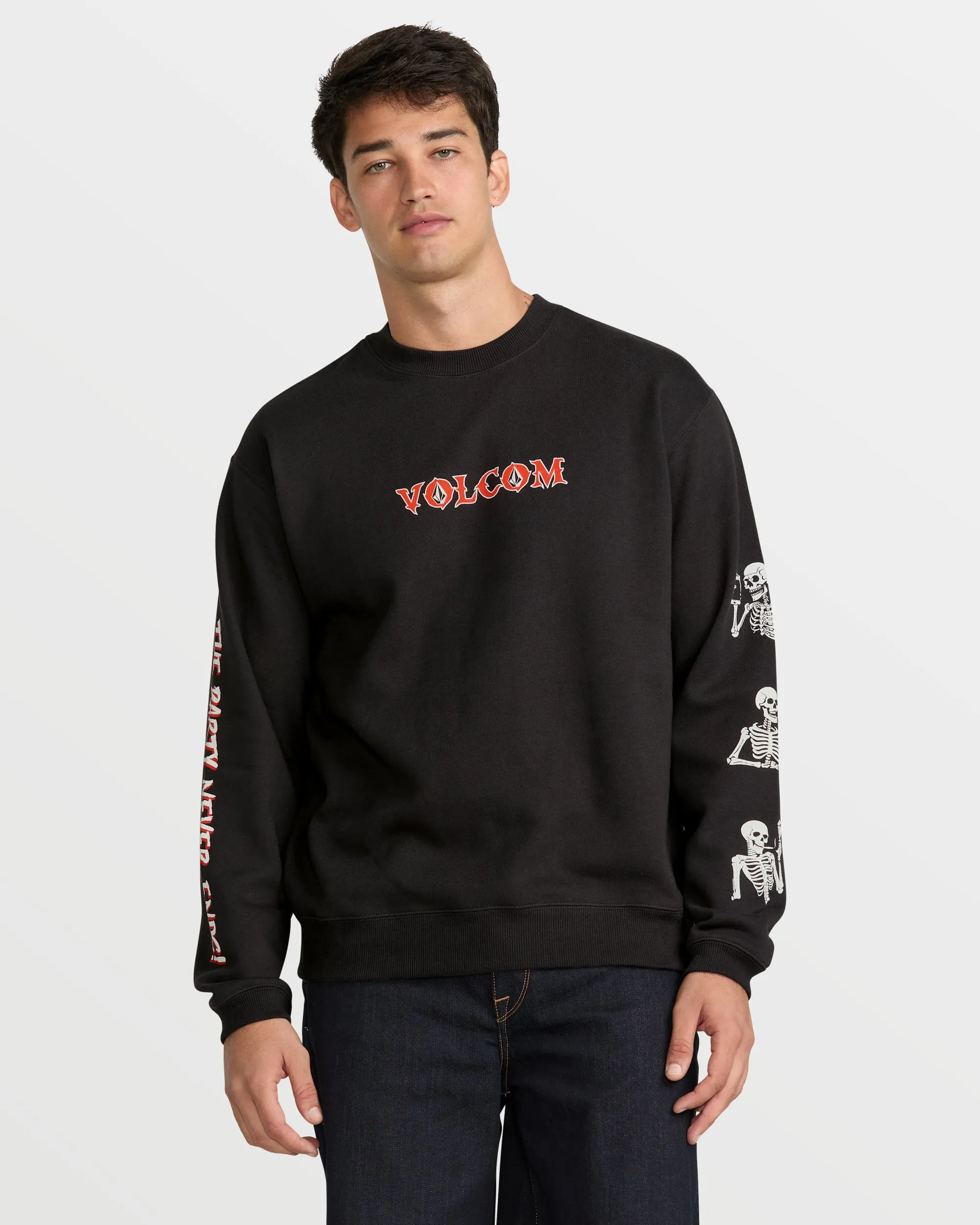 Men's Never Ends Crew Sweatshirt sold by Volcom product image thumbnail 5