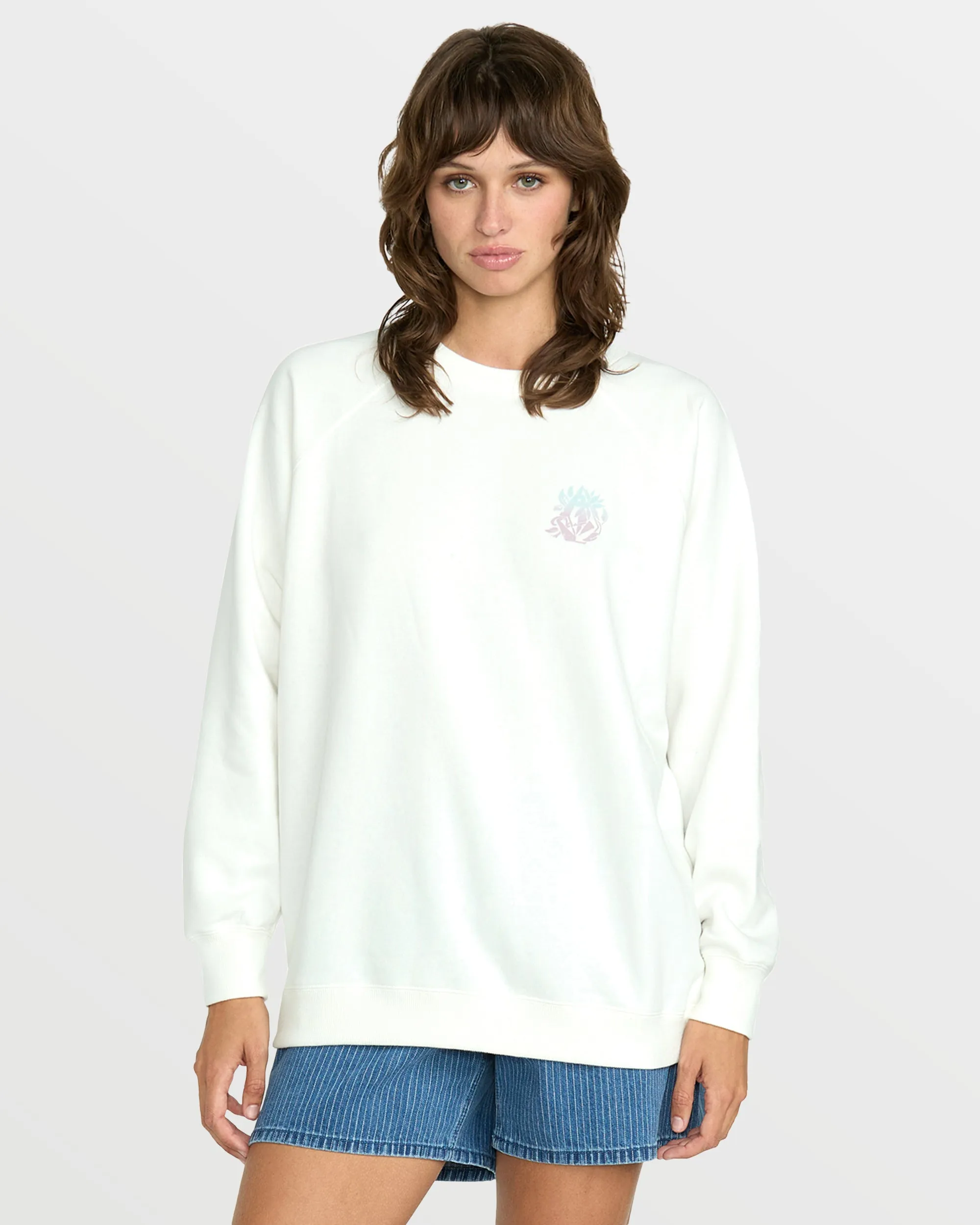Women's Stone Magic Boyfriend Sweatshirt sold by Volcom product image thumbnail 3
